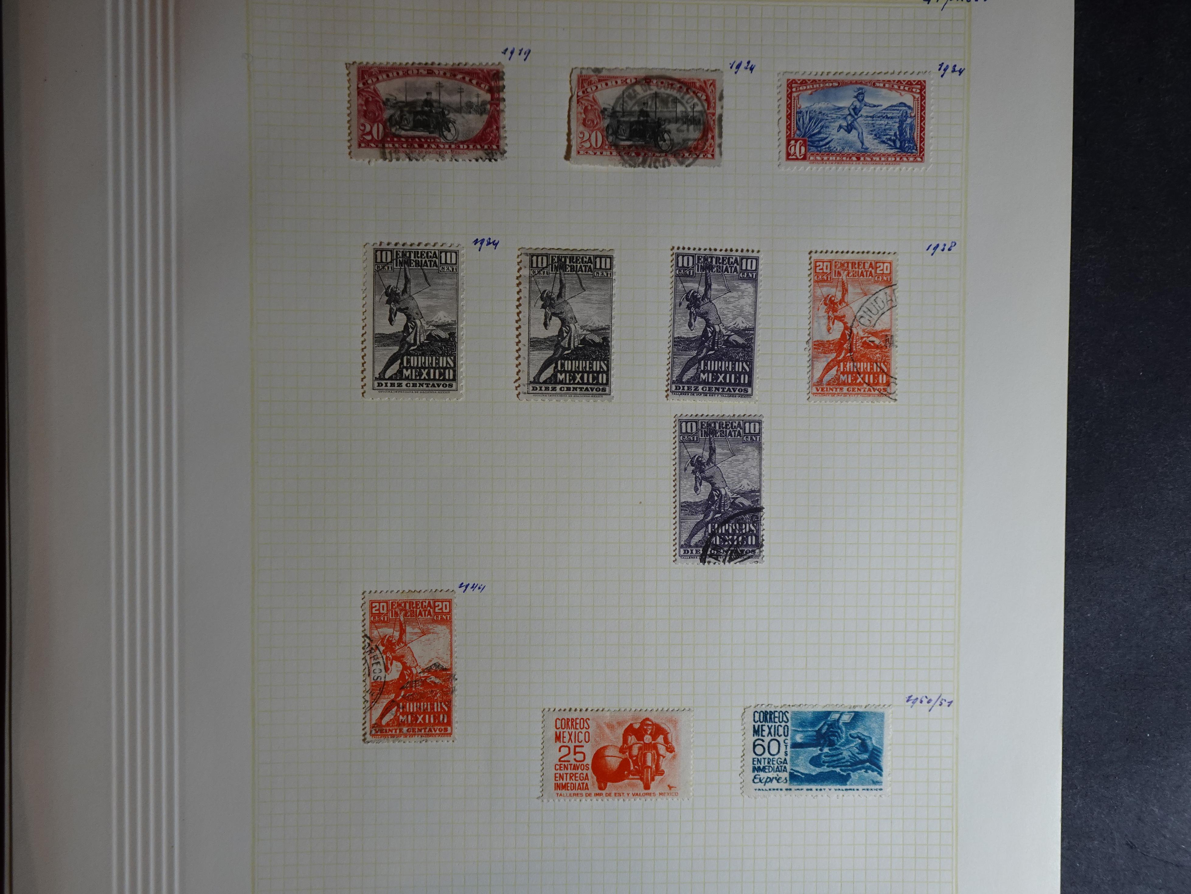 Collectie incl. doubletten op blanco bladen vanaf klassiek. 58