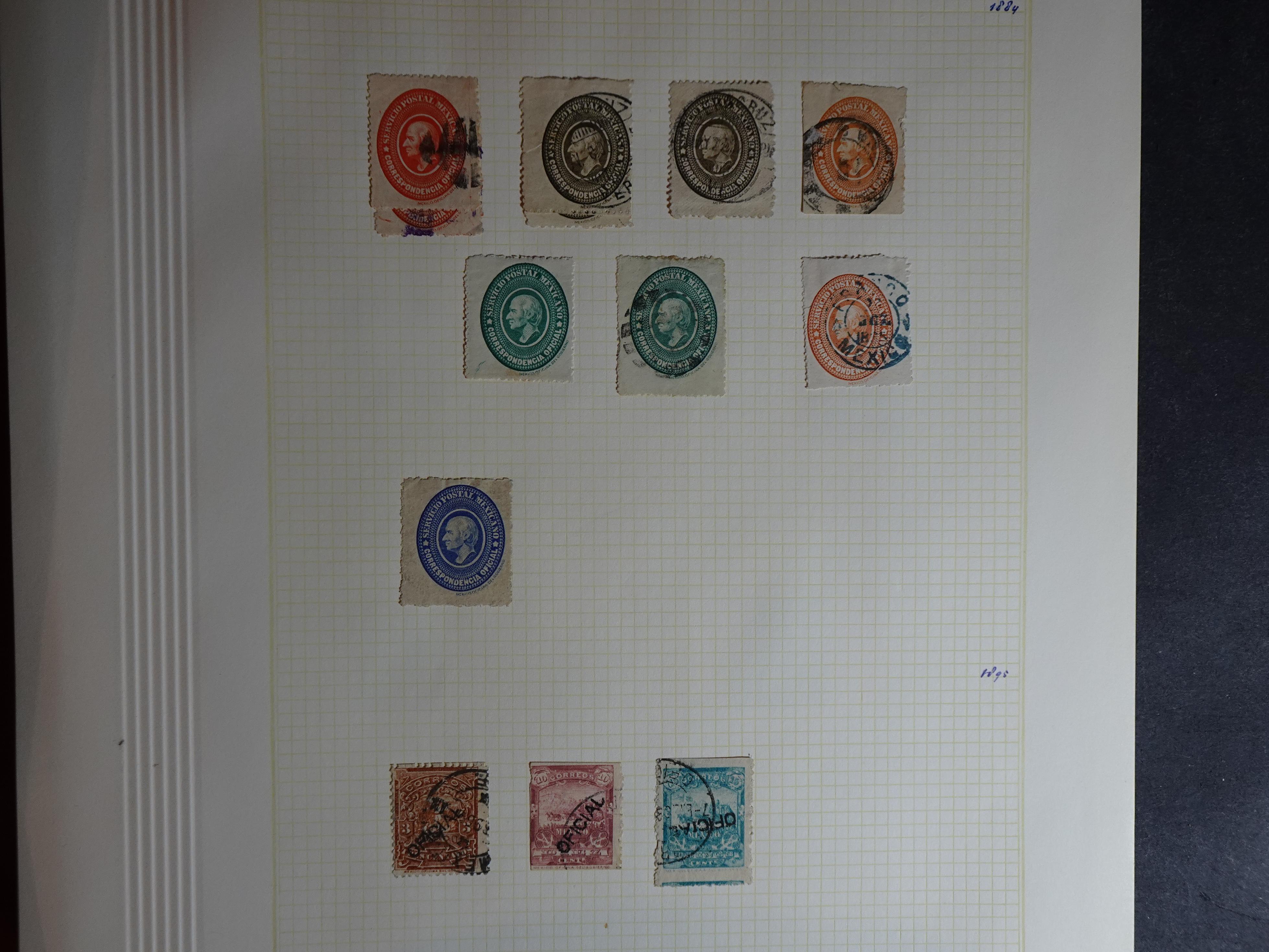 Collectie incl. doubletten op blanco bladen vanaf klassiek. 59