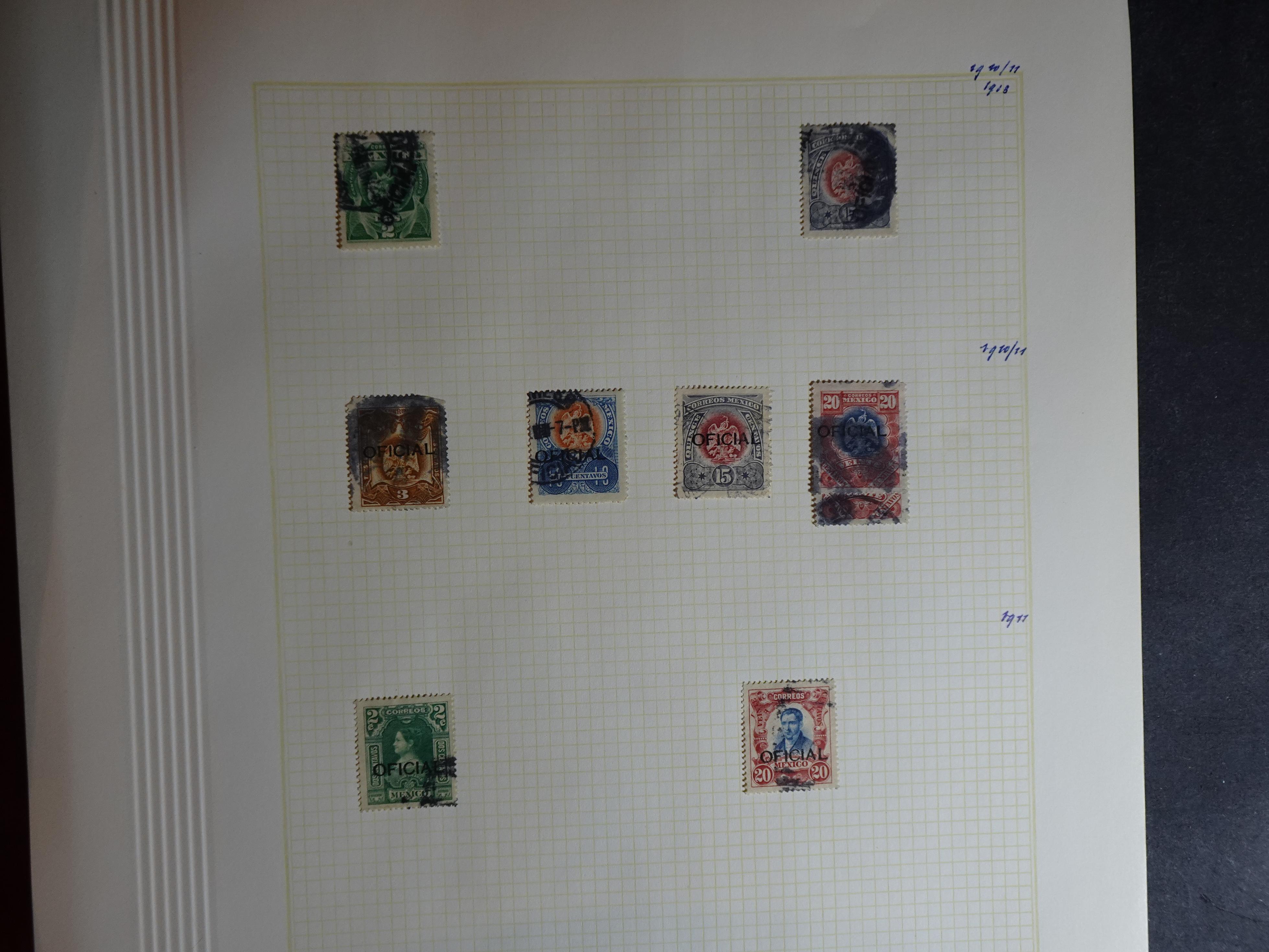 Collectie incl. doubletten op blanco bladen vanaf klassiek. 60