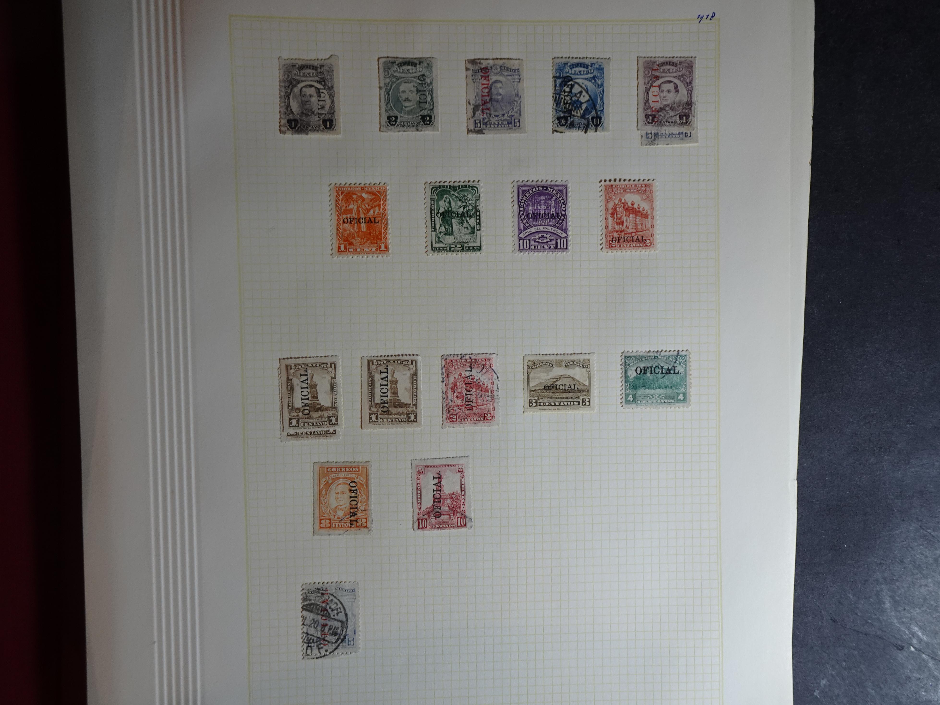 Collectie incl. doubletten op blanco bladen vanaf klassiek. 61