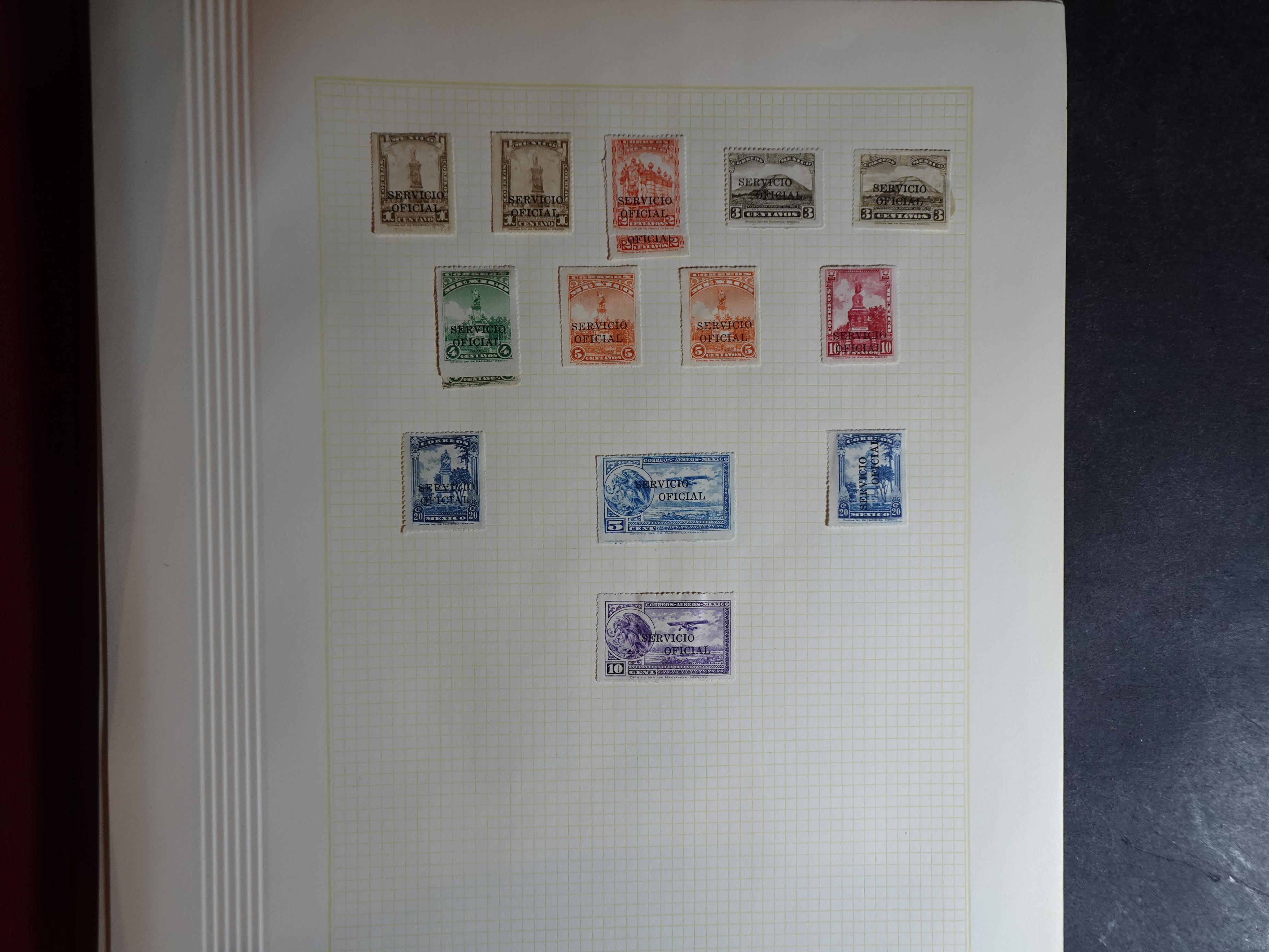 Collectie incl. doubletten op blanco bladen vanaf klassiek. 62