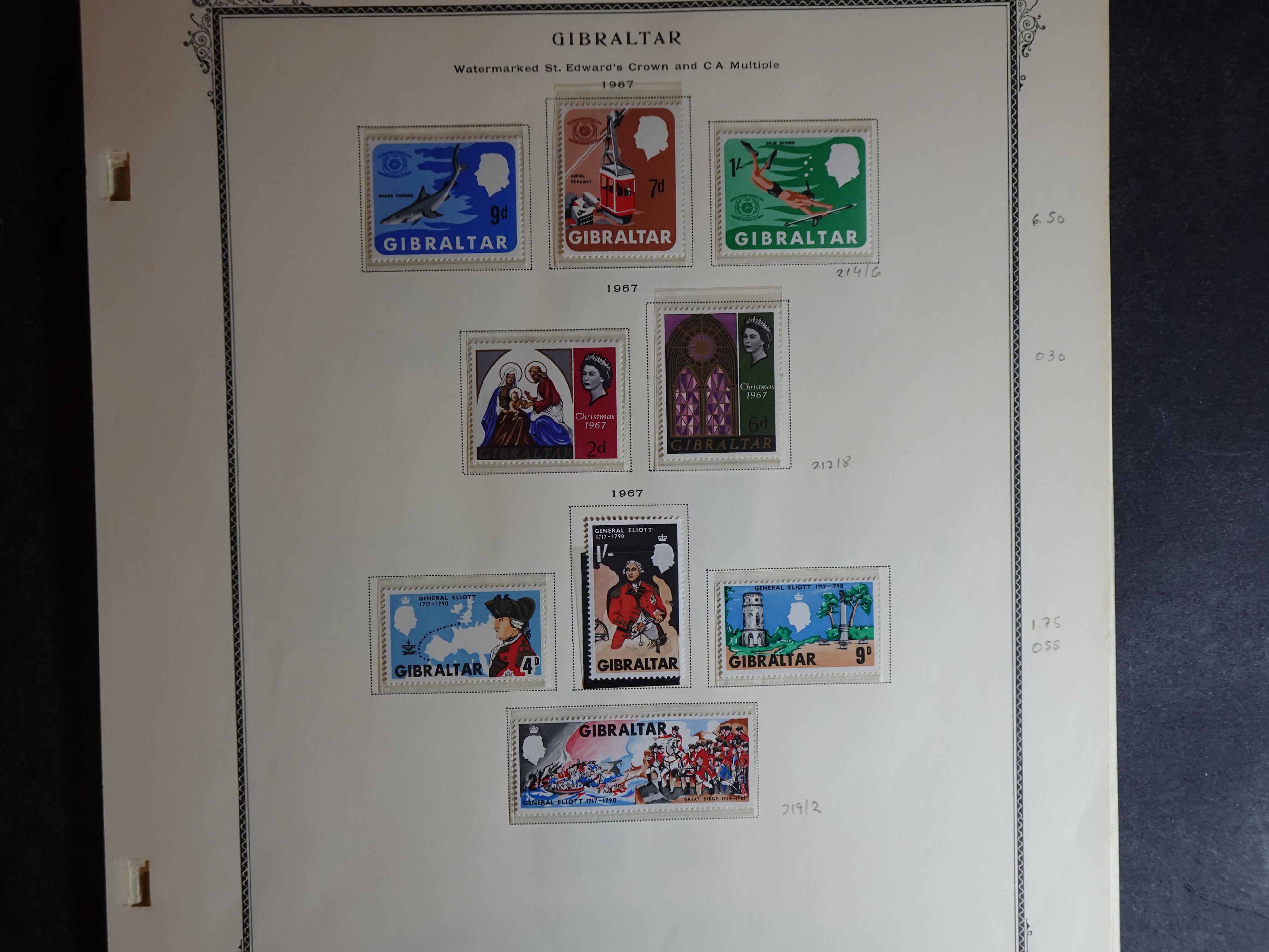 Verzameling vanaf klassiek op Scott album bladen en 3 insteekbladen. 12