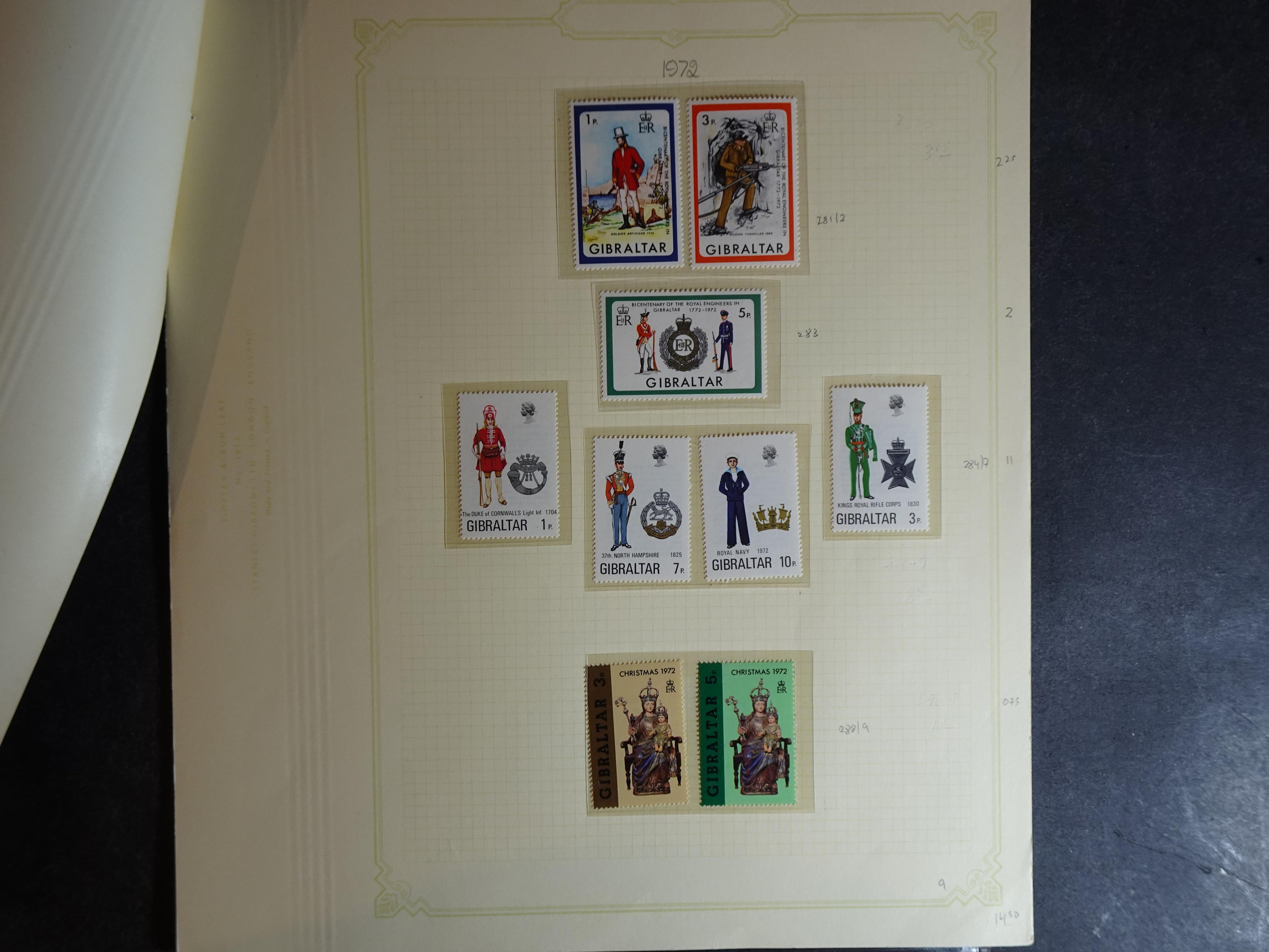 Verzameling vanaf klassiek op Scott album bladen en 3 insteekbladen. 20