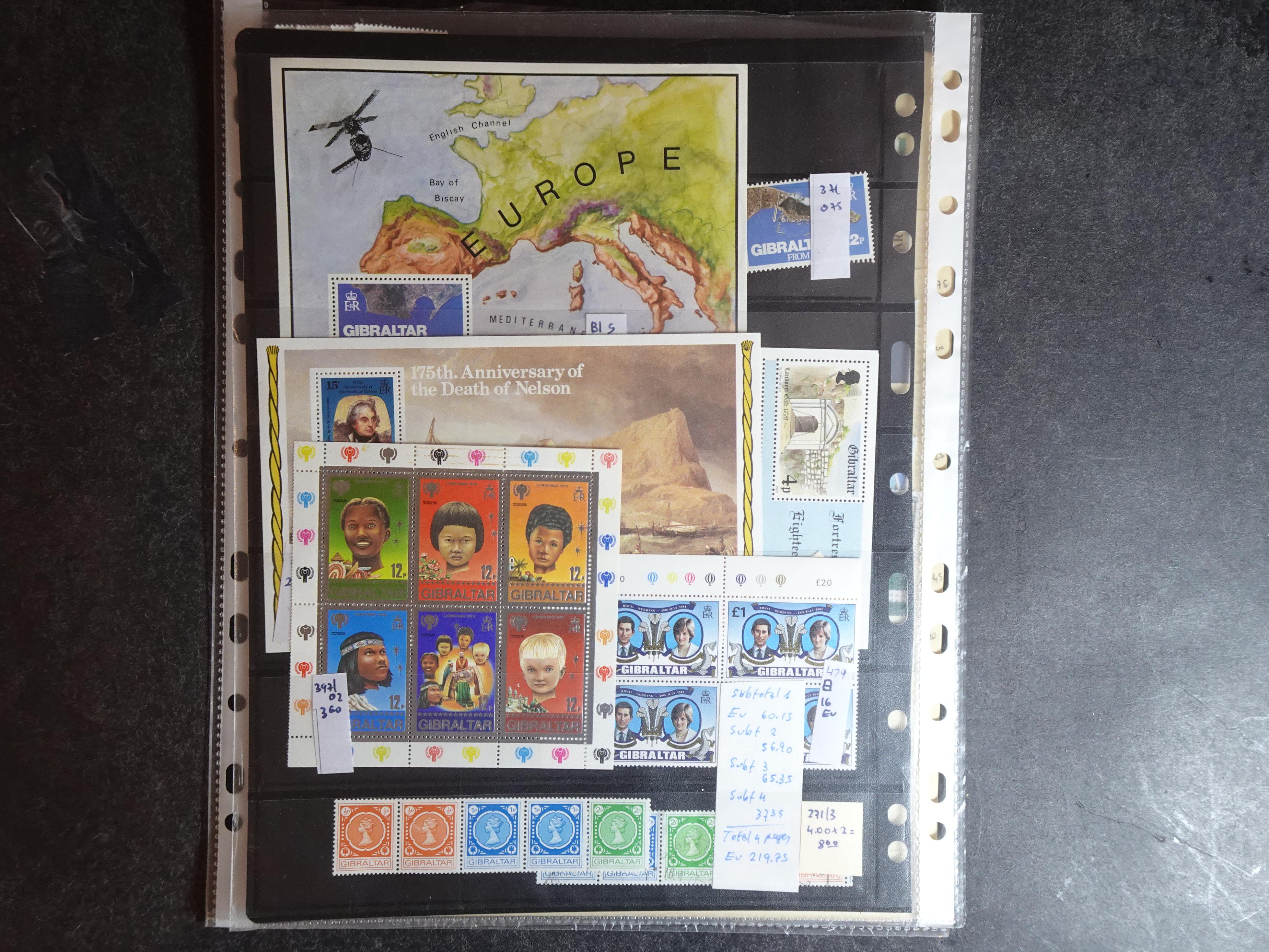 Verzameling vanaf klassiek op Scott album bladen en 3 insteekbladen. 29