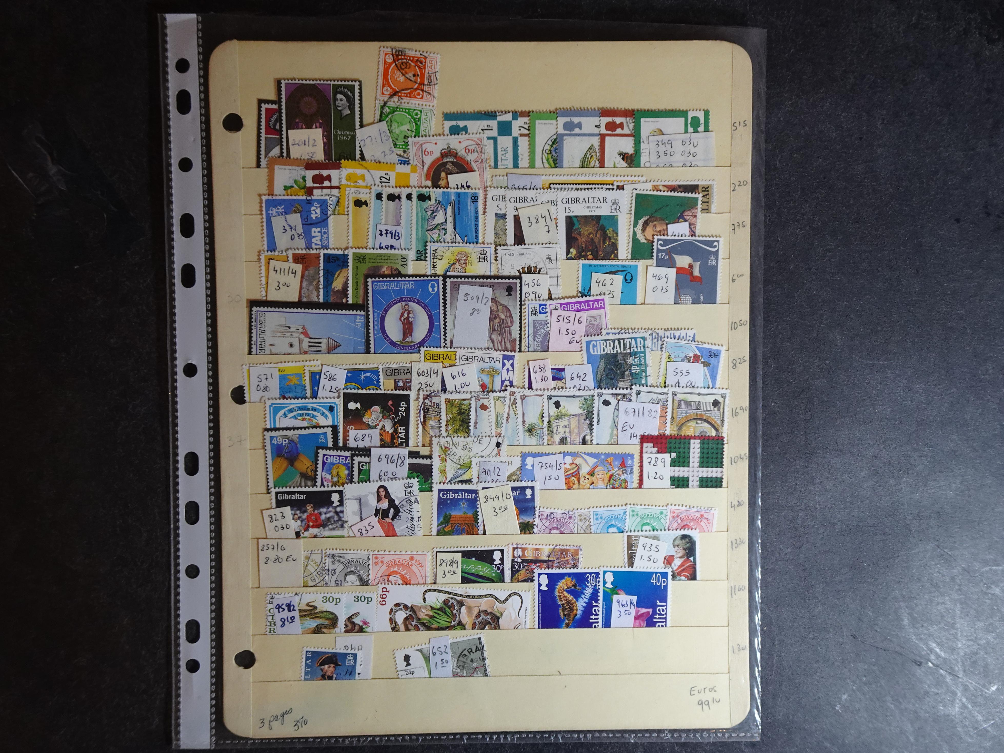 Verzameling vanaf klassiek op Scott album bladen en 3 insteekbladen. 30