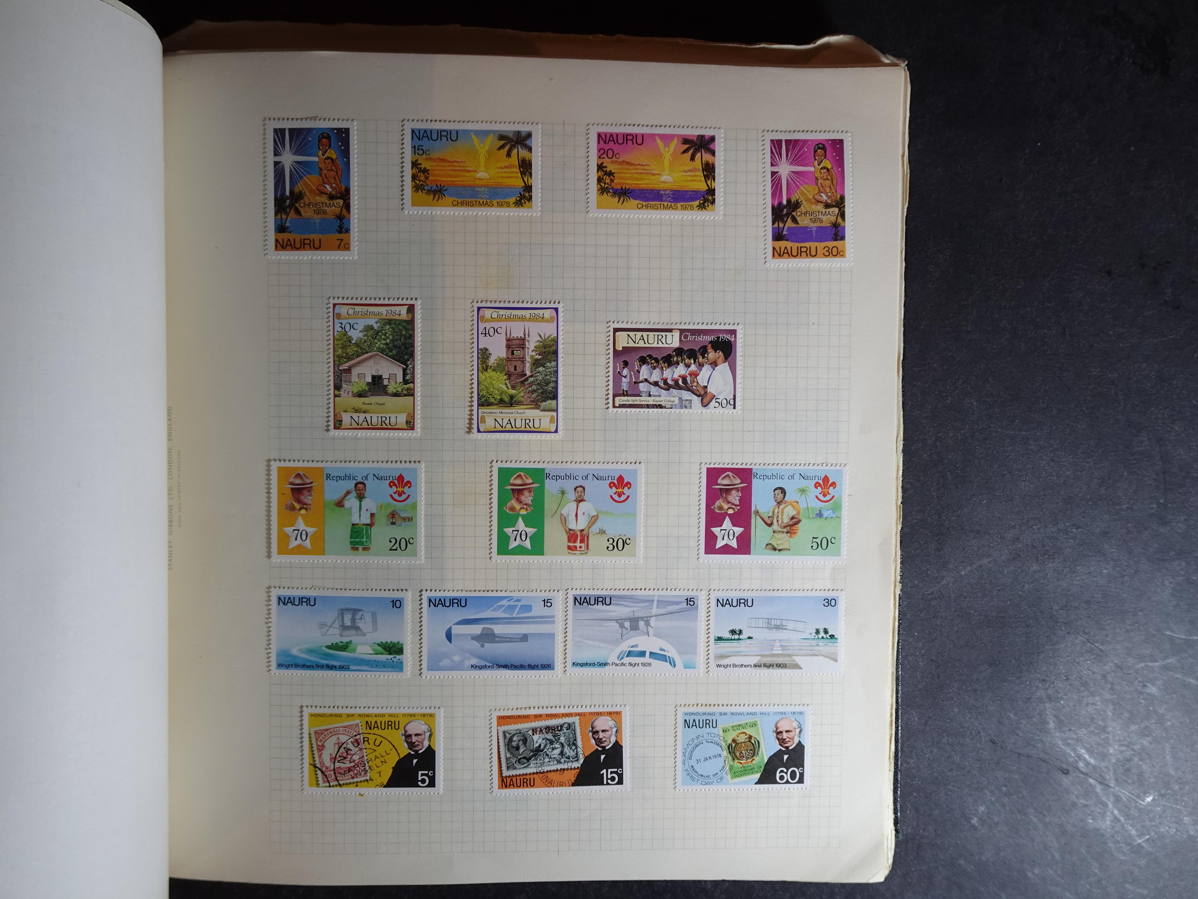 Verzameling op blanco album bladen letter M/P. Leuke koop met veel motief. 38