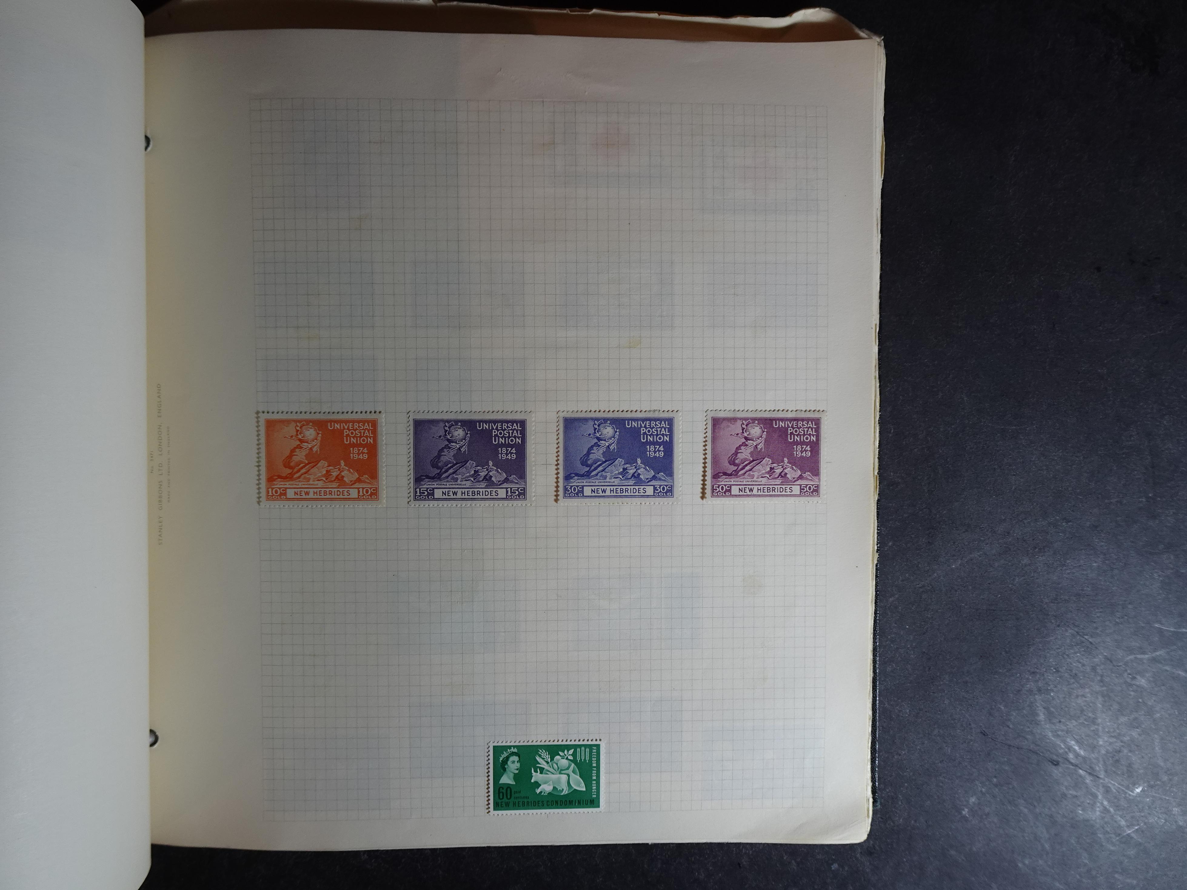 Verzameling op blanco album bladen letter M/P. Leuke koop met veel motief. 57