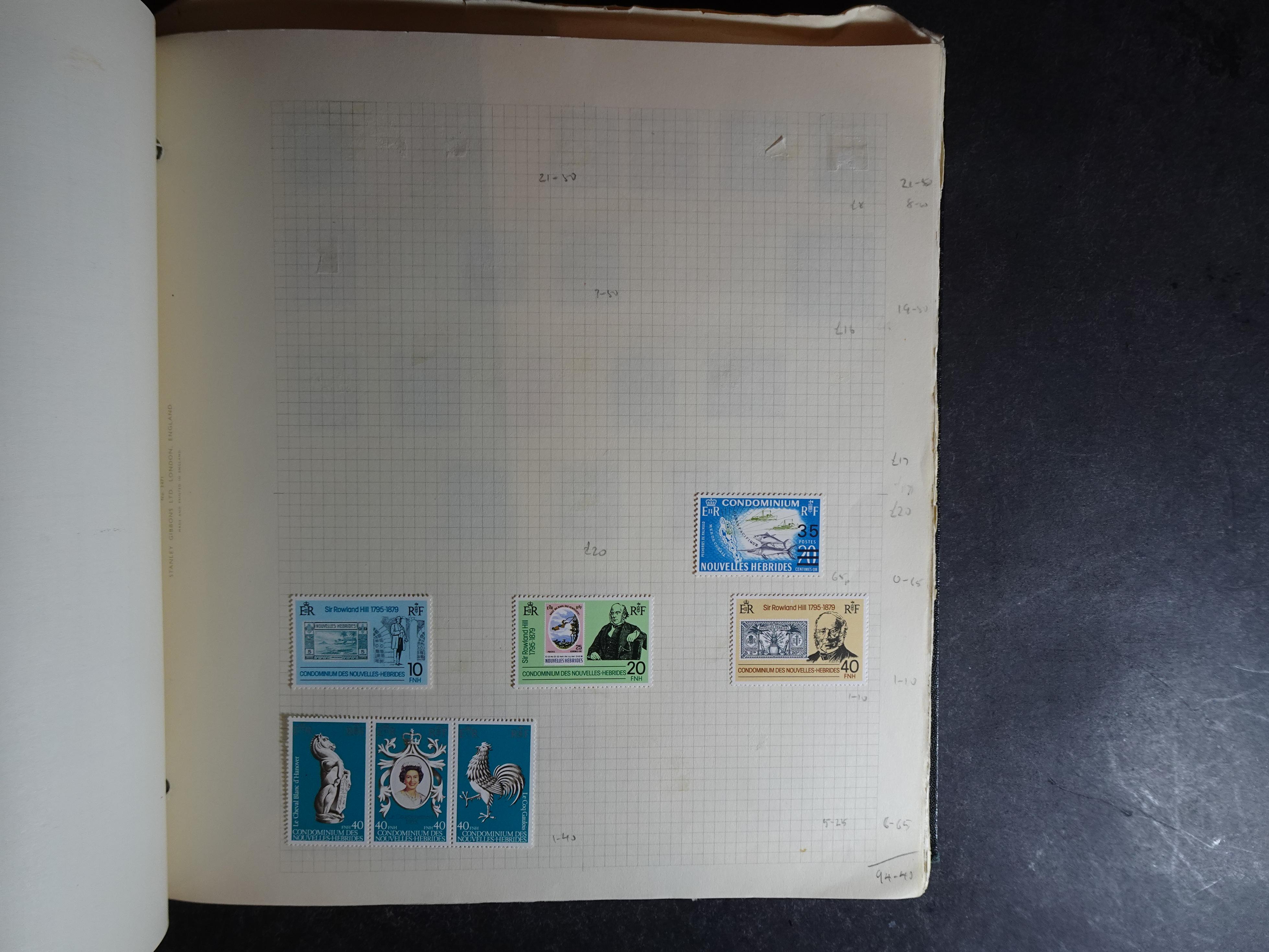 Verzameling op blanco album bladen letter M/P. Leuke koop met veel motief. 67