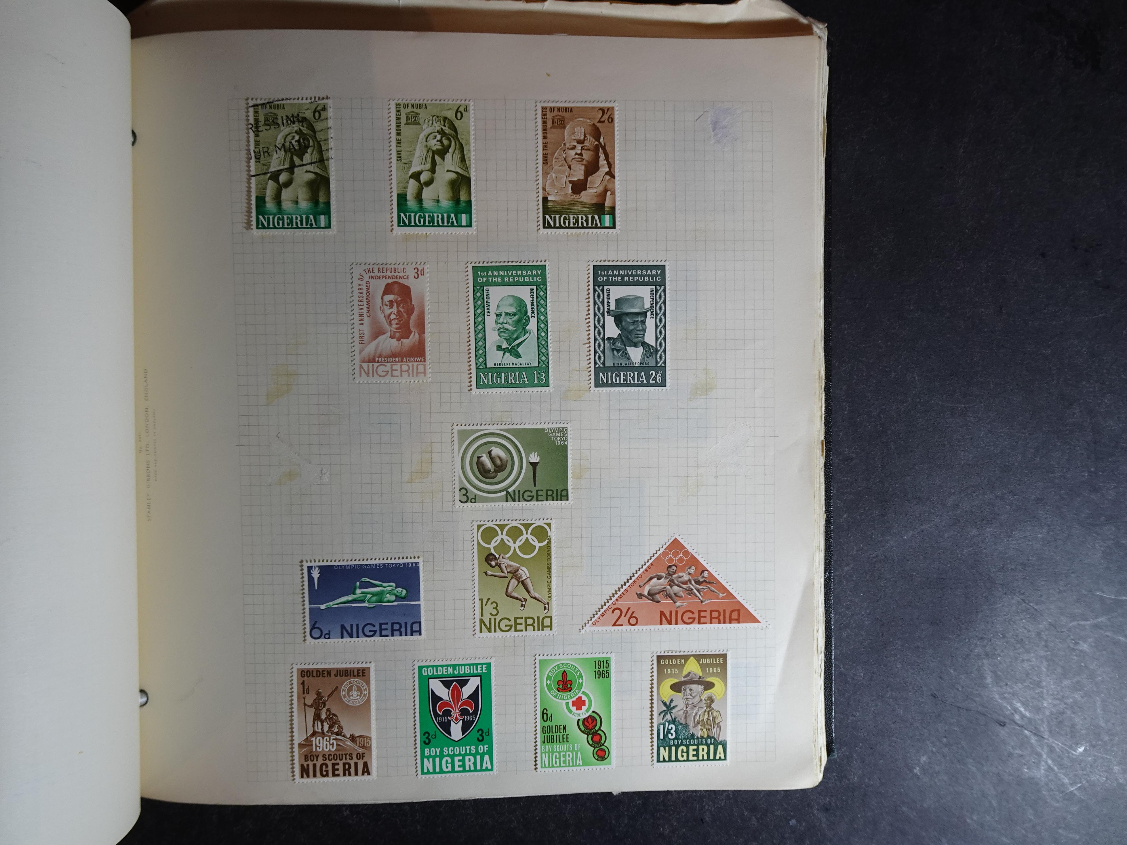 Verzameling op blanco album bladen letter M/P. Leuke koop met veel motief. 76