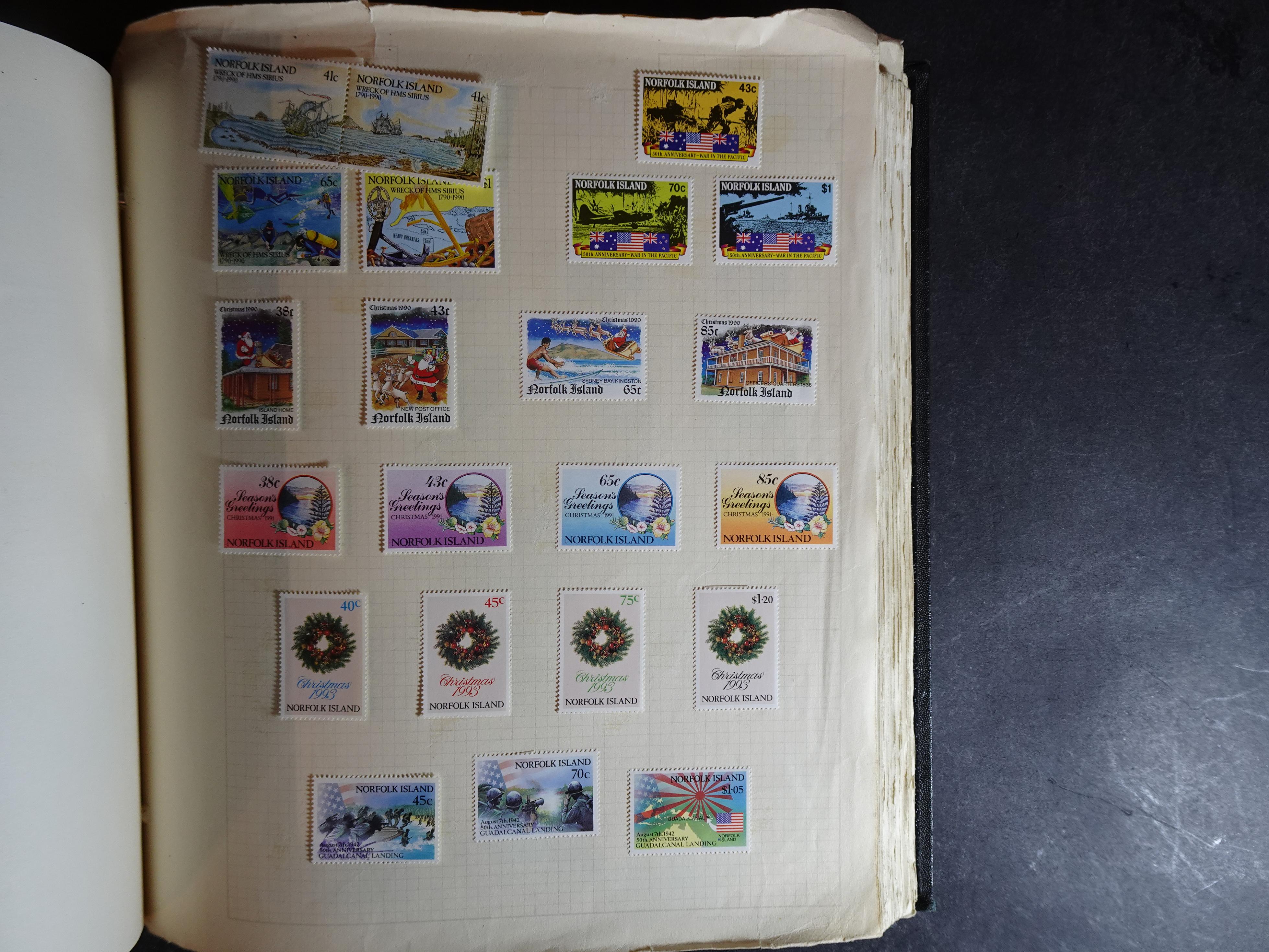 Verzameling op blanco album bladen letter M/P. Leuke koop met veel motief. 116