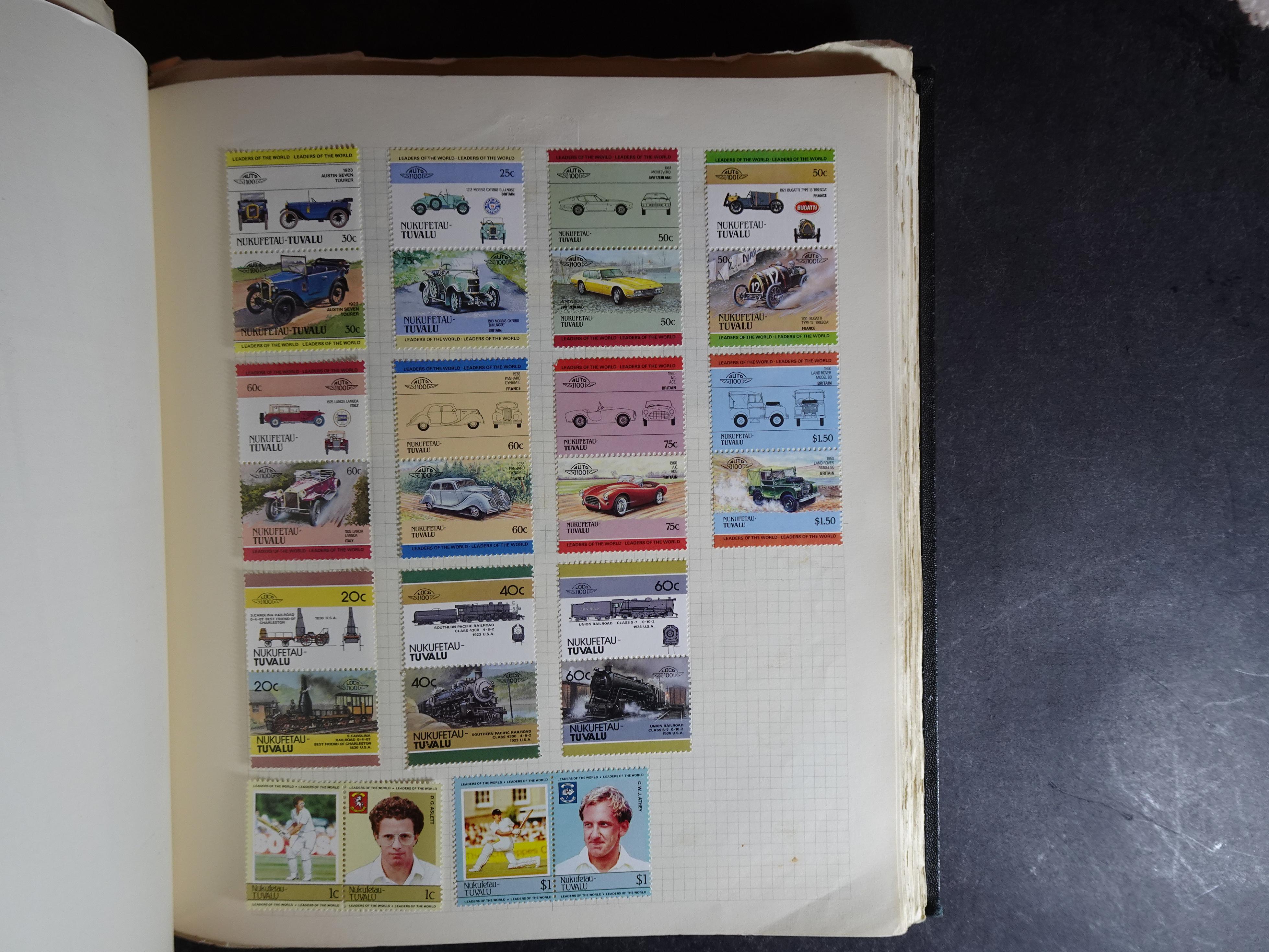 Verzameling op blanco album bladen letter M/P. Leuke koop met veel motief. 132