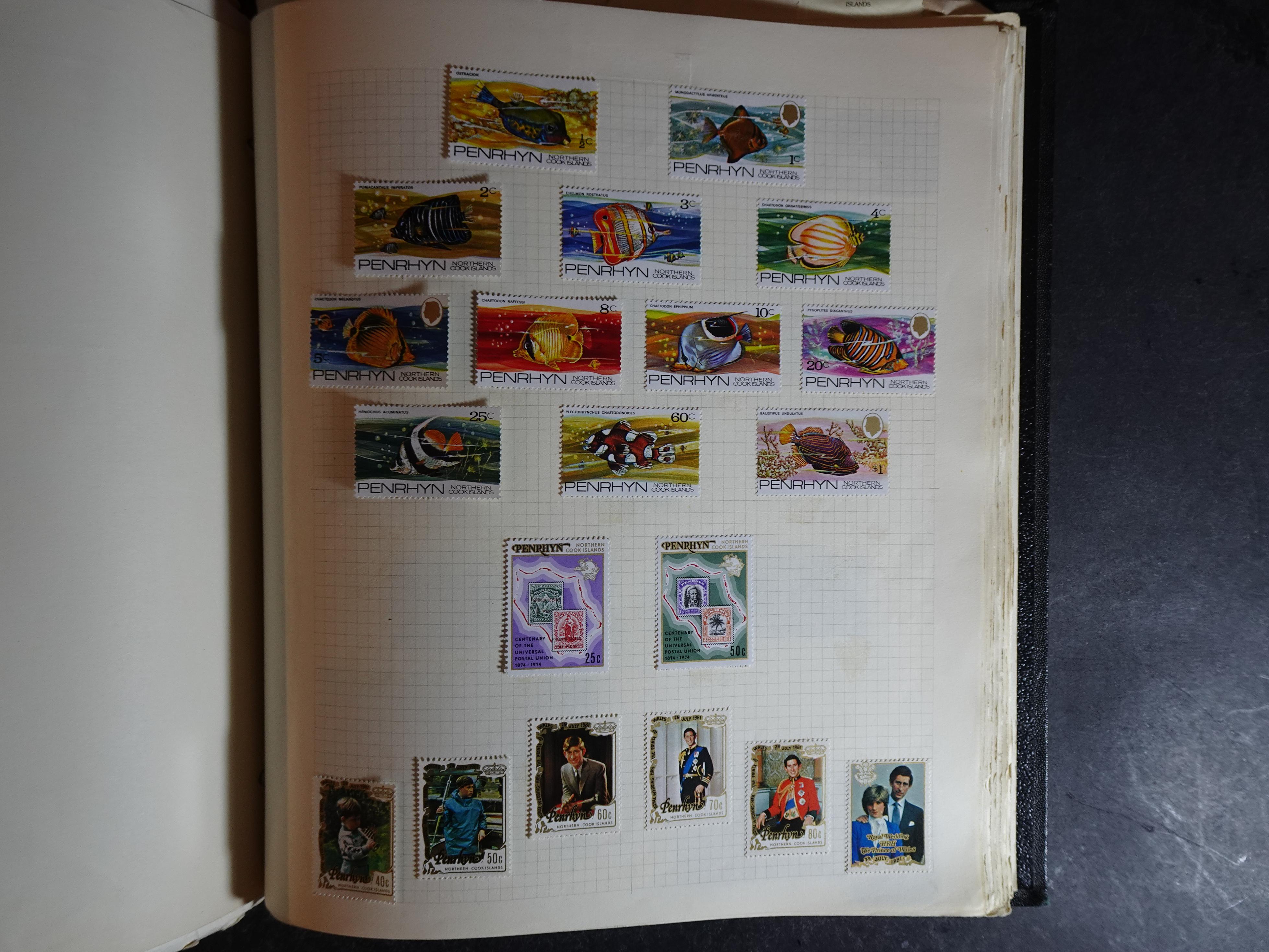 Verzameling op blanco album bladen letter M/P. Leuke koop met veel motief. 194