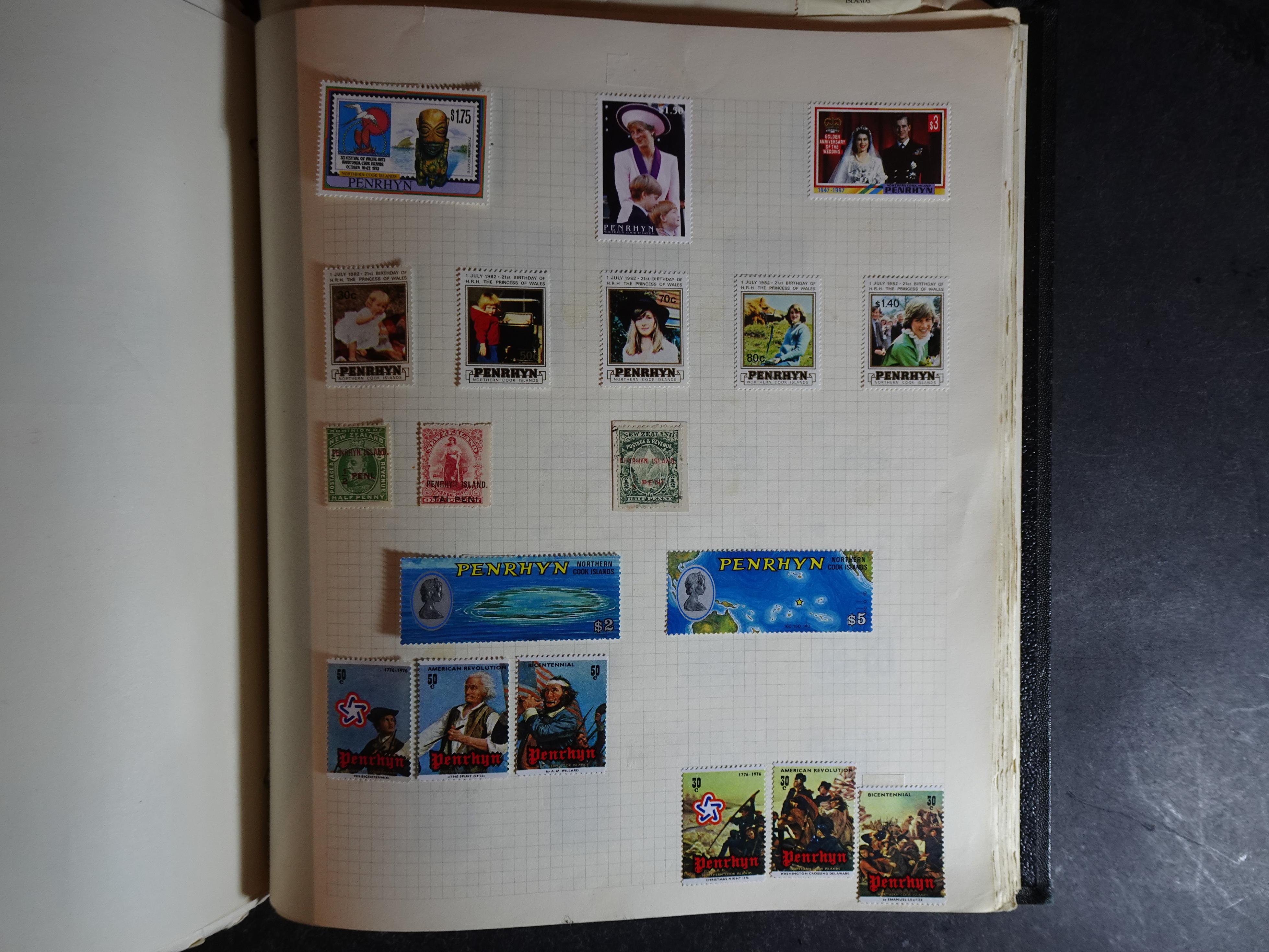 Verzameling op blanco album bladen letter M/P. Leuke koop met veel motief. 195