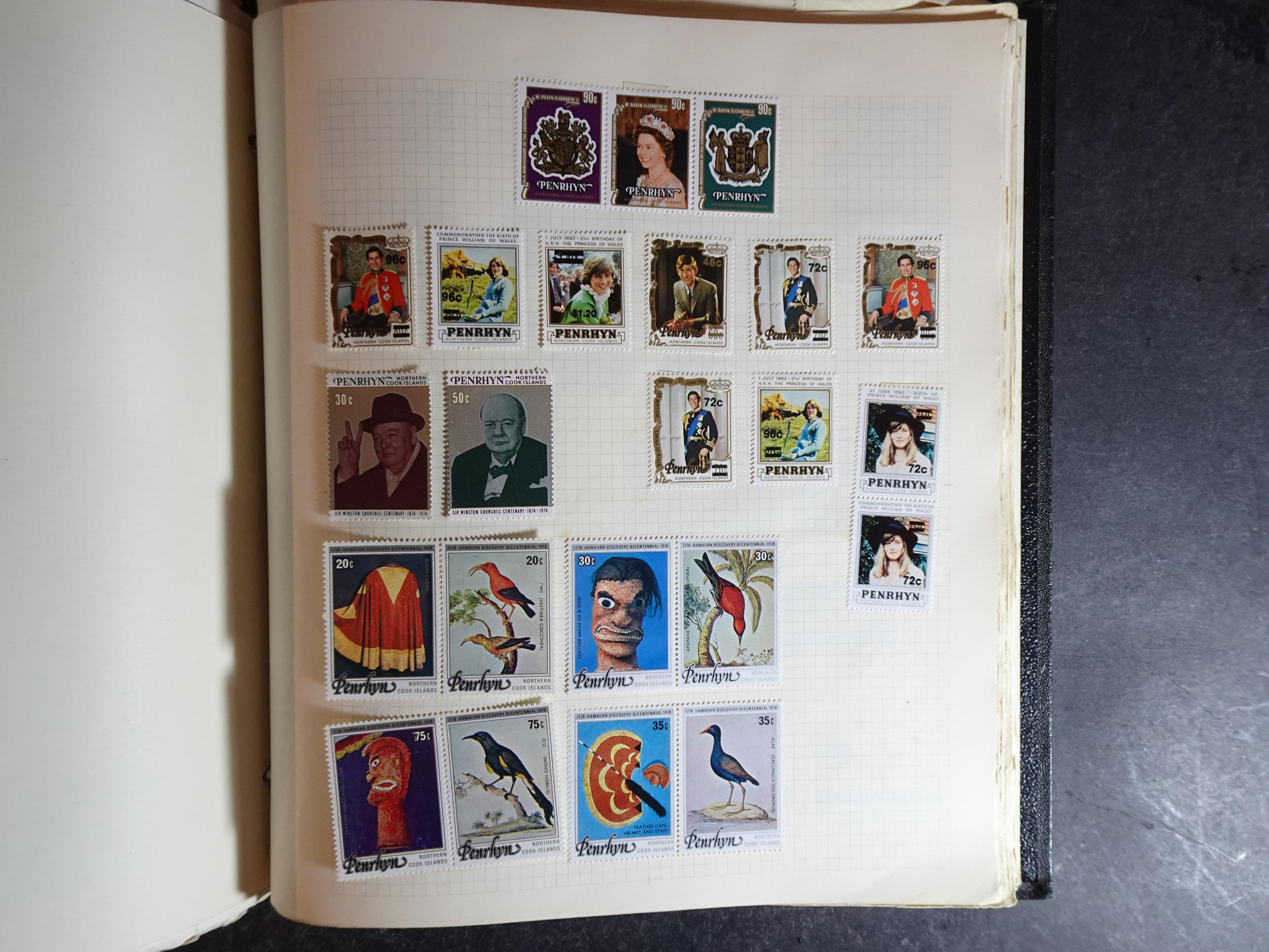 Verzameling op blanco album bladen letter M/P. Leuke koop met veel motief. 197