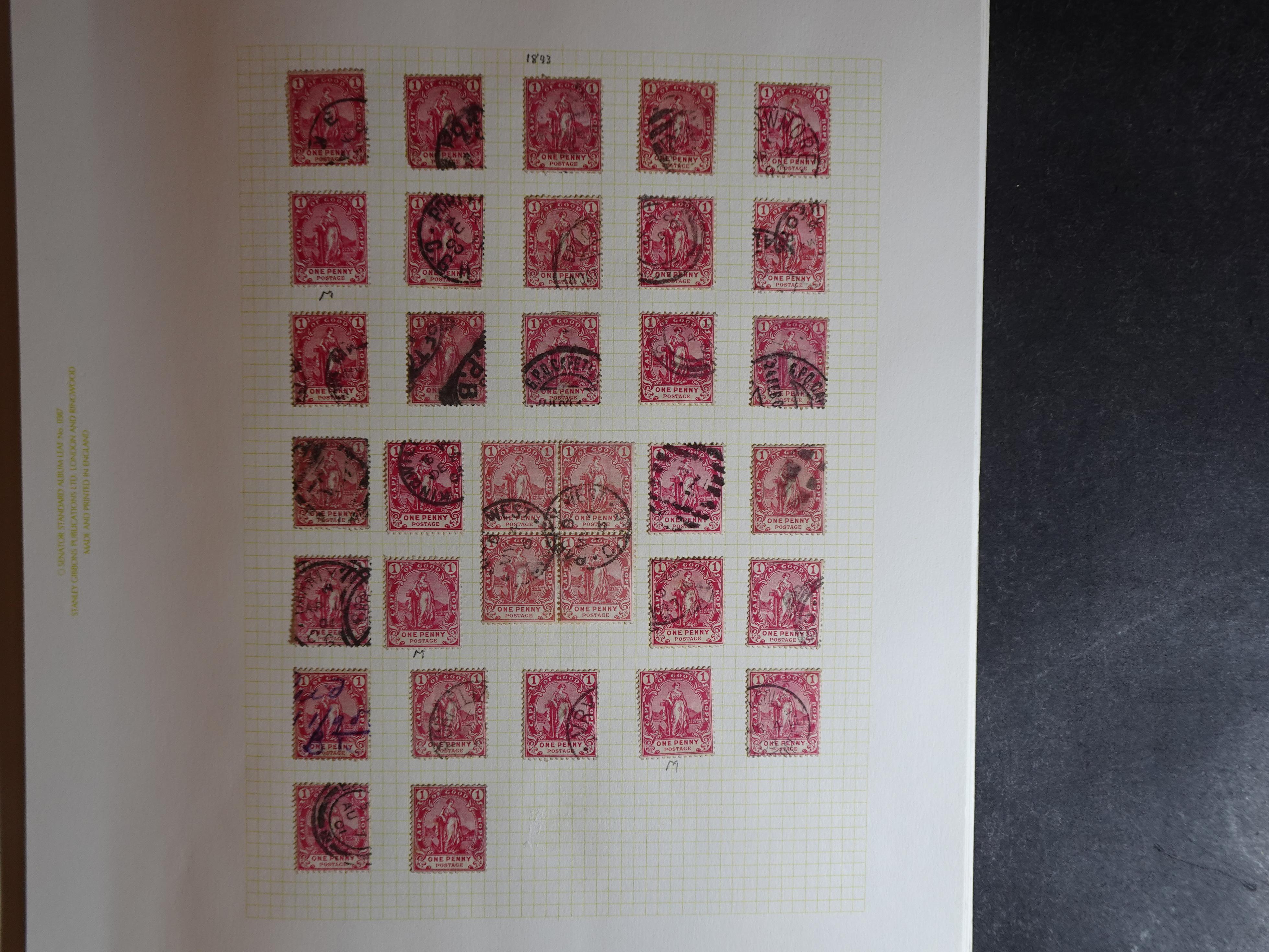 Partij op blanco bladen letter C in klemband. Bevat aardig klassiek materiaal. 8