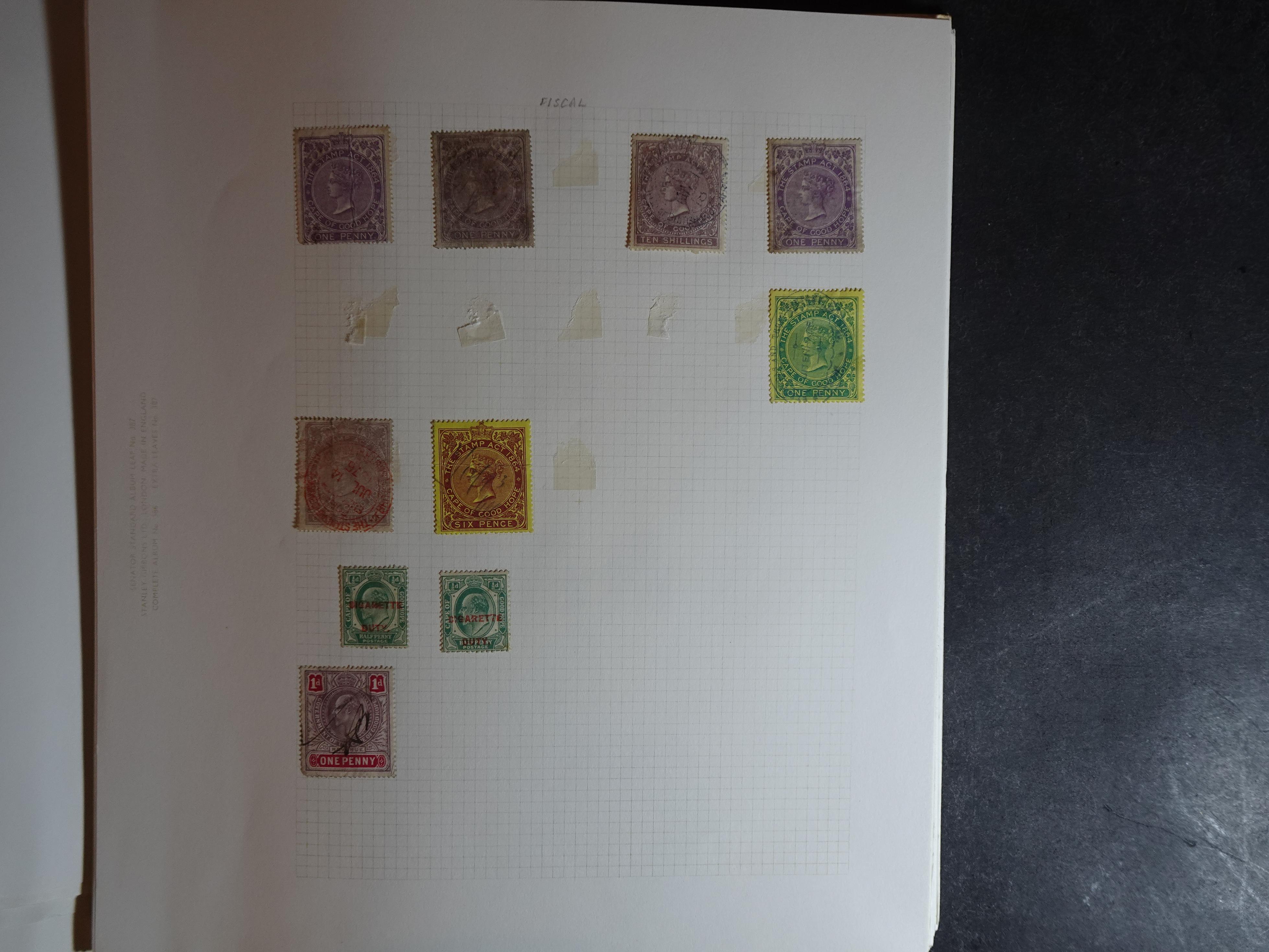 Partij op blanco bladen letter C in klemband. Bevat aardig klassiek materiaal. 17