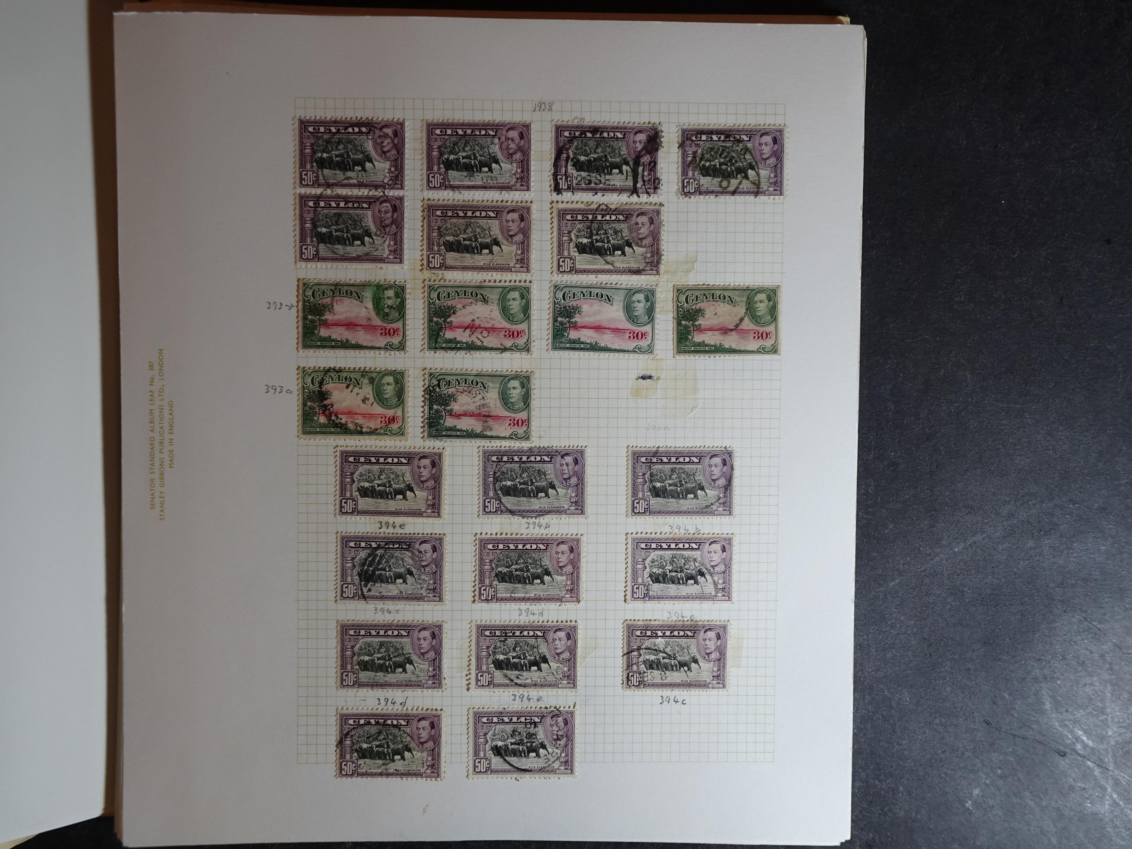 Partij op blanco bladen letter C in klemband. Bevat aardig klassiek materiaal. 65