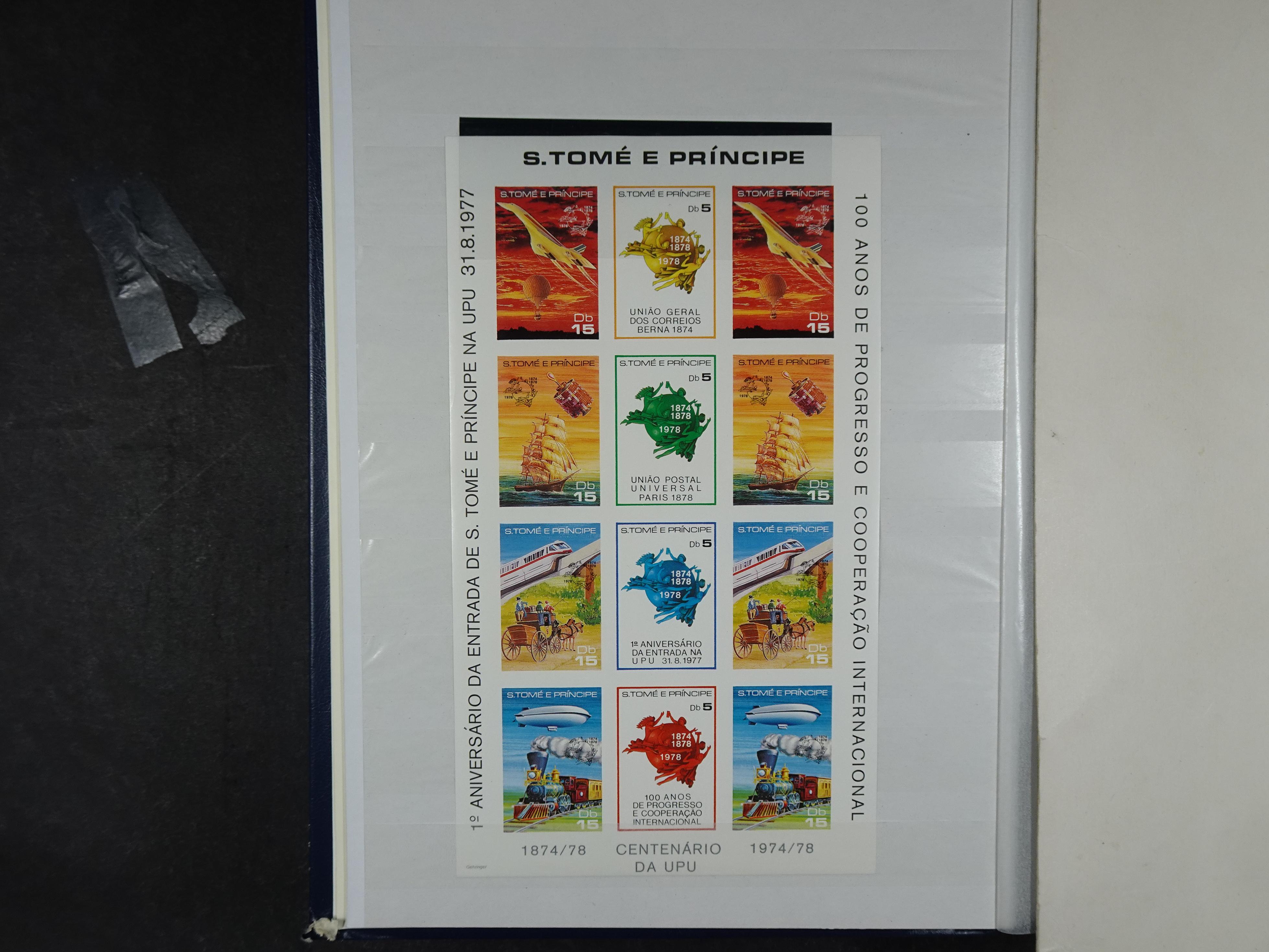 Prachtige en zeer uitgebreide collectie letters S en T waarbij veel ongetand, opdrukken. Hoge cat waarde. 2