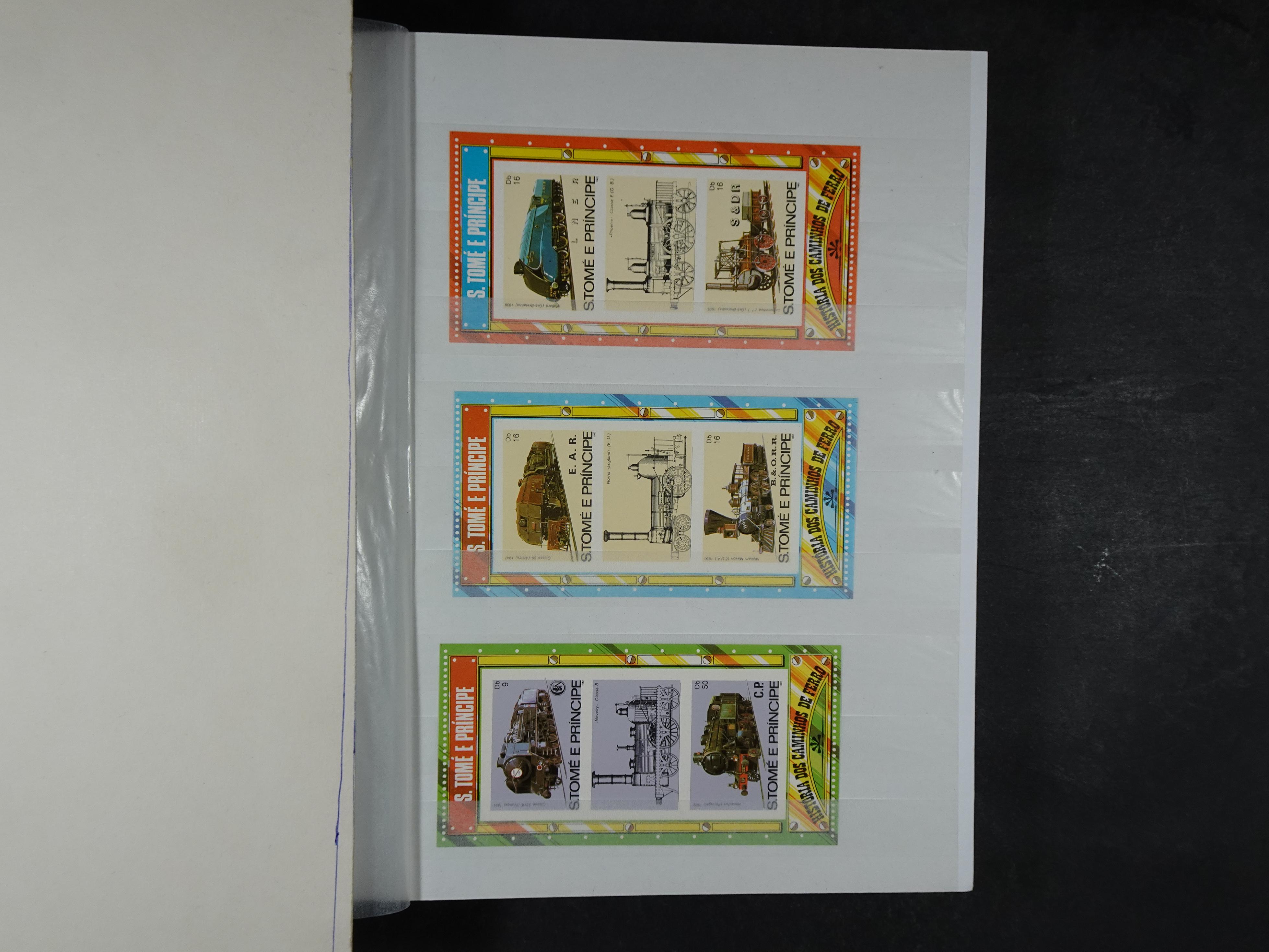 Prachtige en zeer uitgebreide collectie letters S en T waarbij veel ongetand, opdrukken. Hoge cat waarde. 7