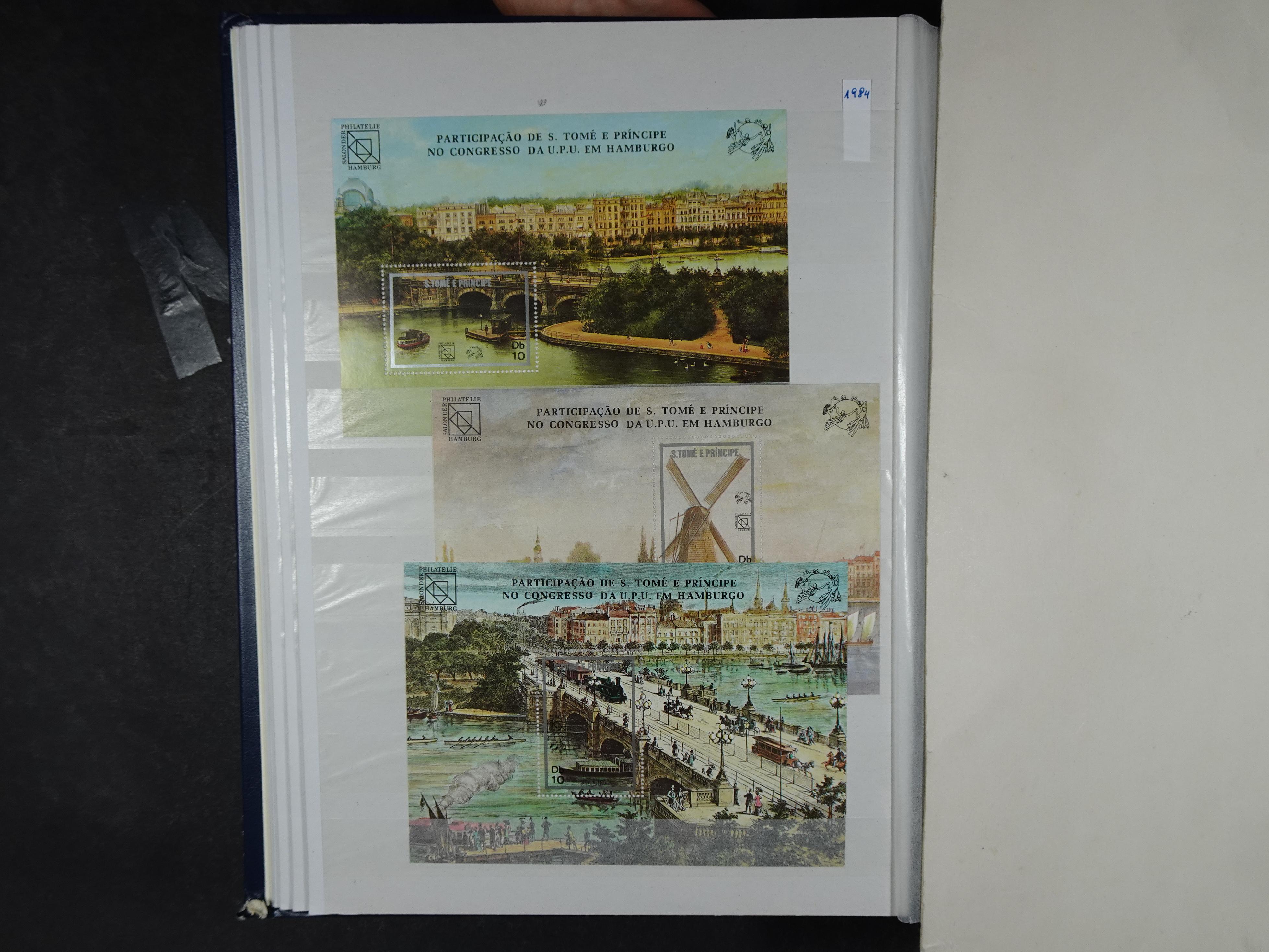 Prachtige en zeer uitgebreide collectie letters S en T waarbij veel ongetand, opdrukken. Hoge cat waarde. 10