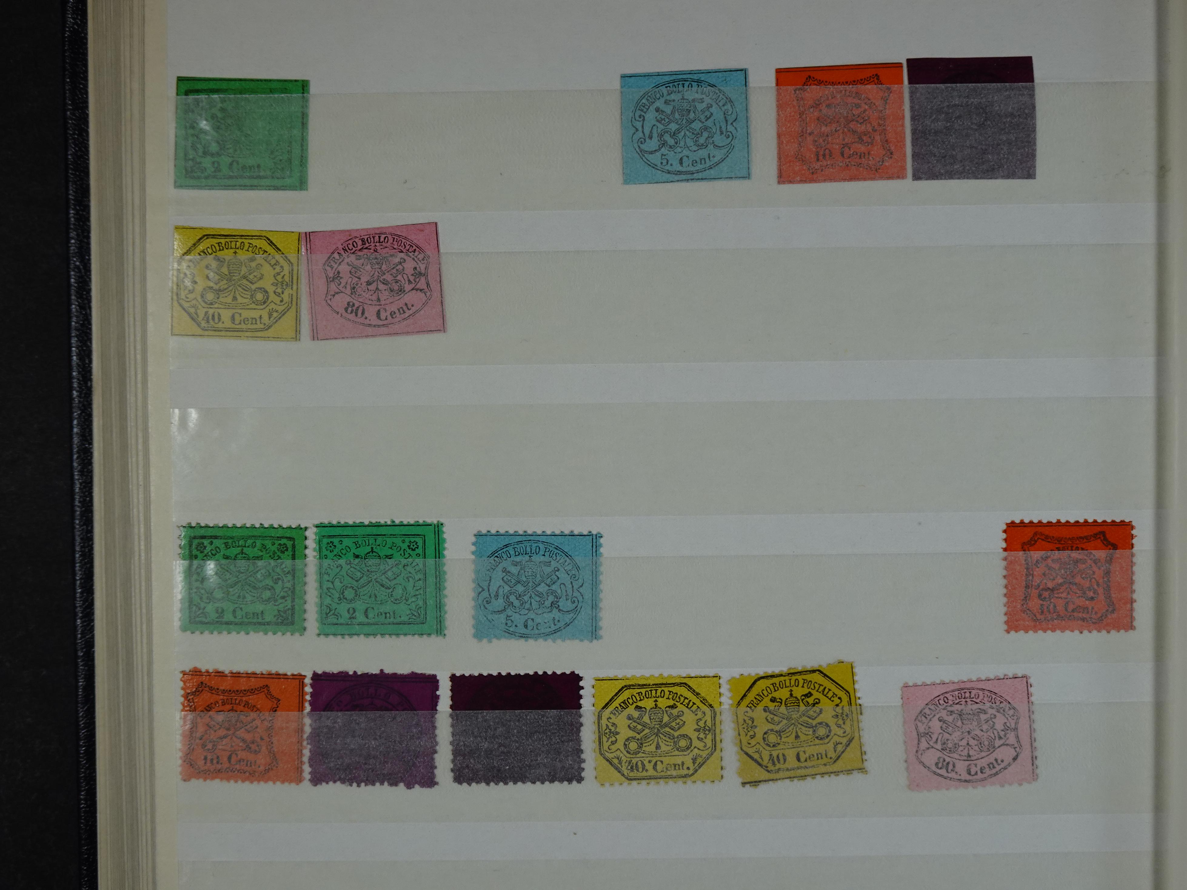 Verzameling incl. blokken in dik groot formaat insteekalbum. 51