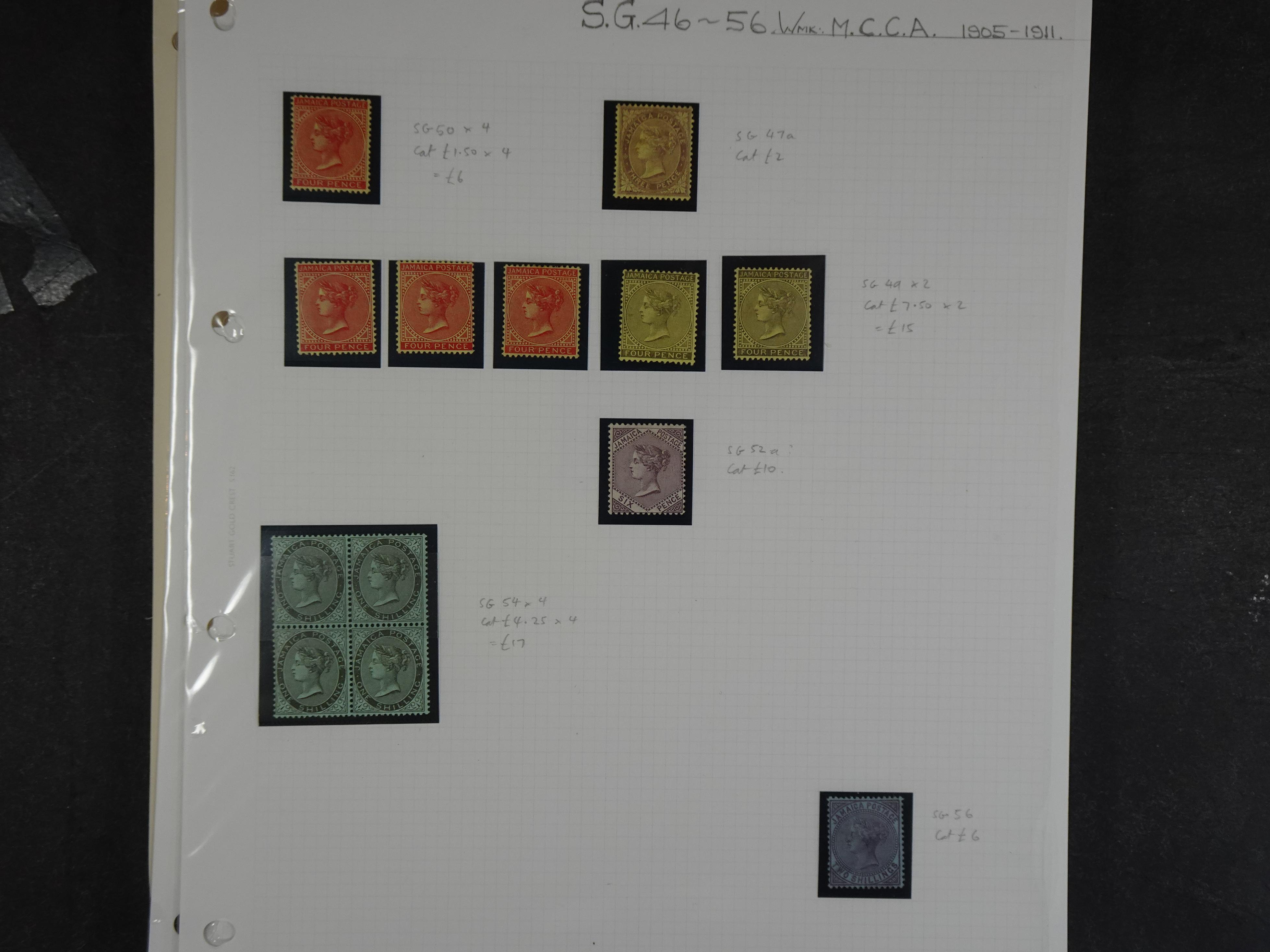 Verzameling vanaf klassiek met doubletten op bladen.
Bevat beter genoteerd. 2