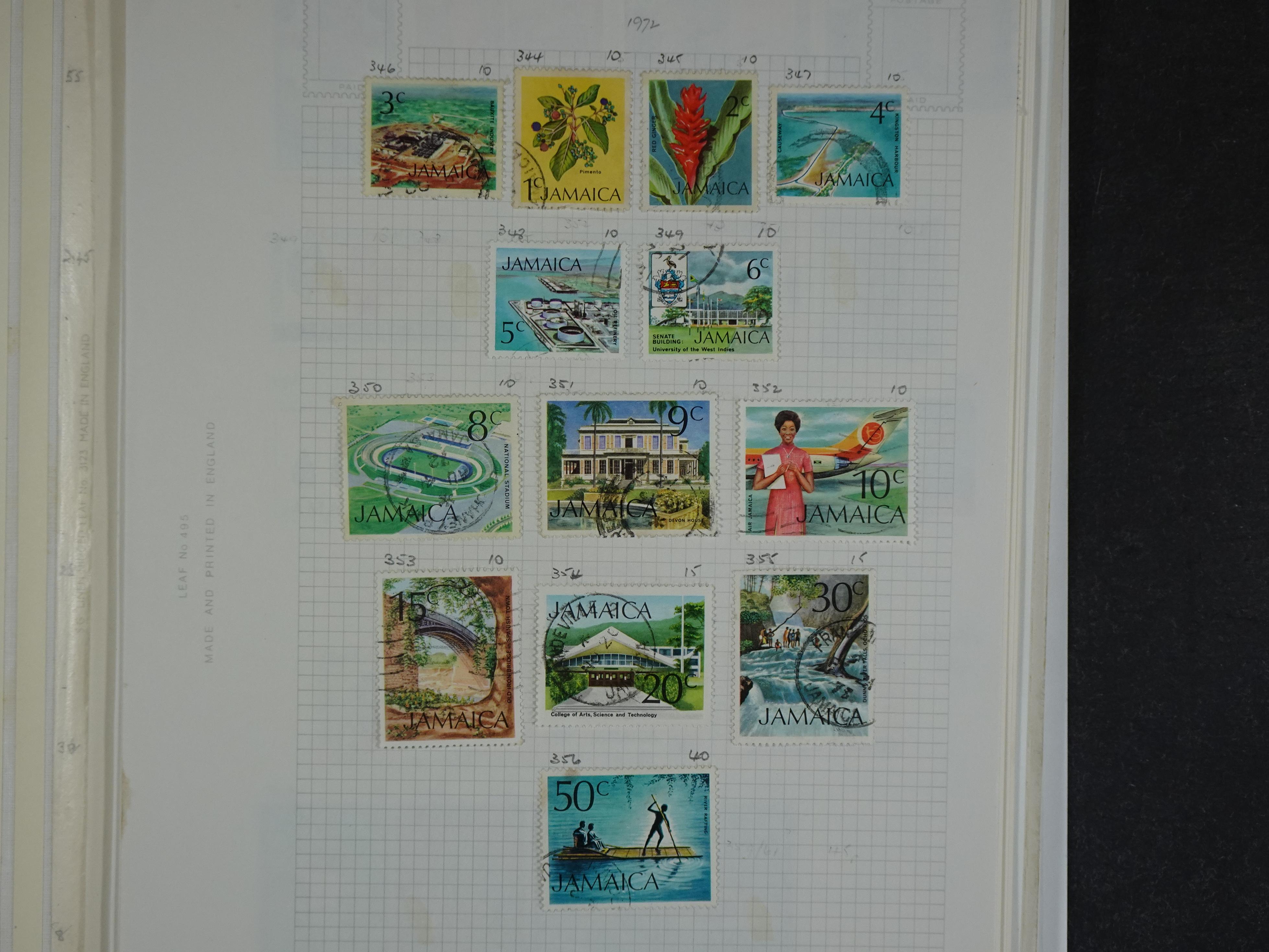 Verzameling vanaf klassiek met doubletten op bladen.
Bevat beter genoteerd. 4