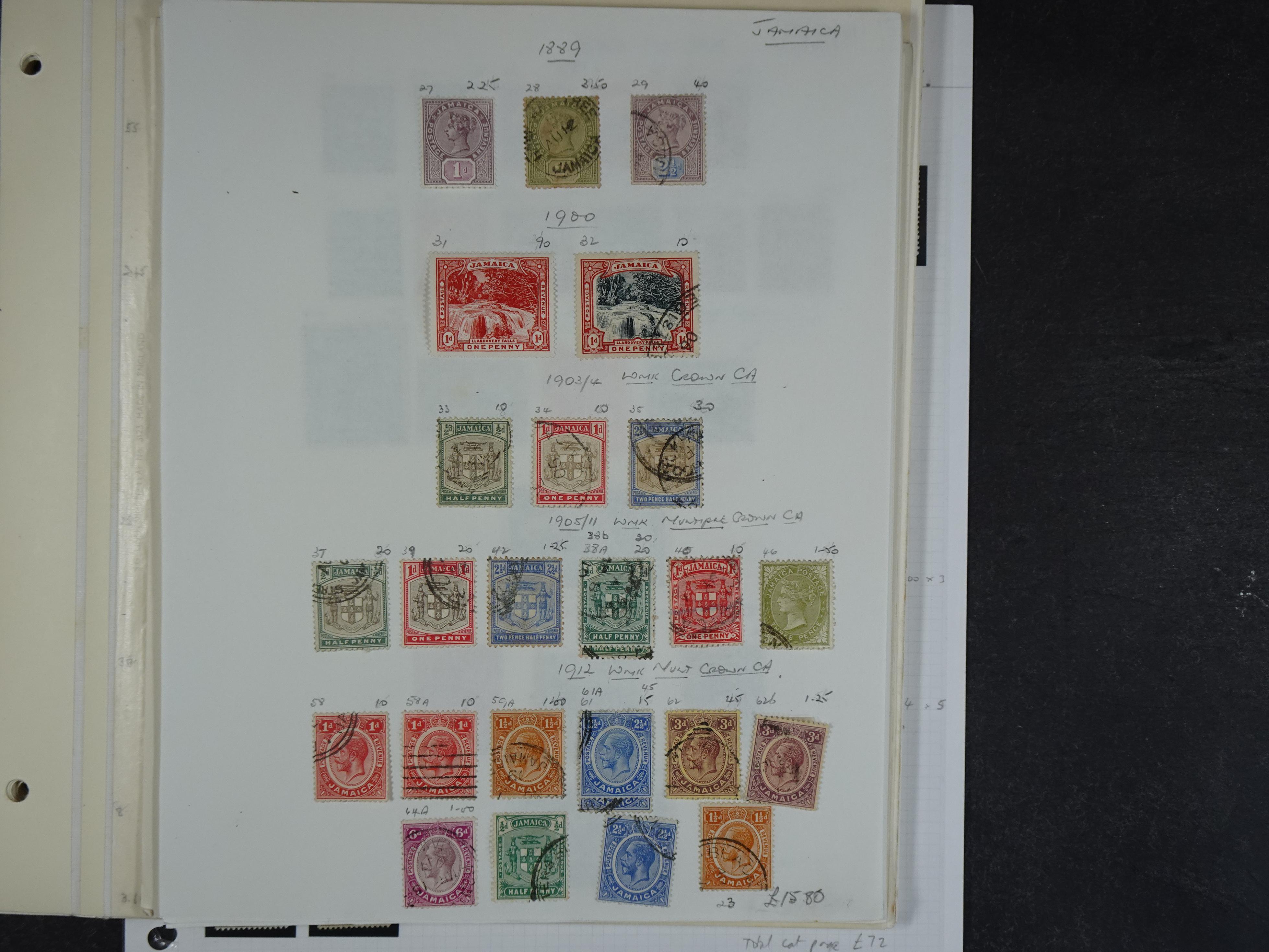 Verzameling vanaf klassiek met doubletten op bladen.
Bevat beter genoteerd. 10