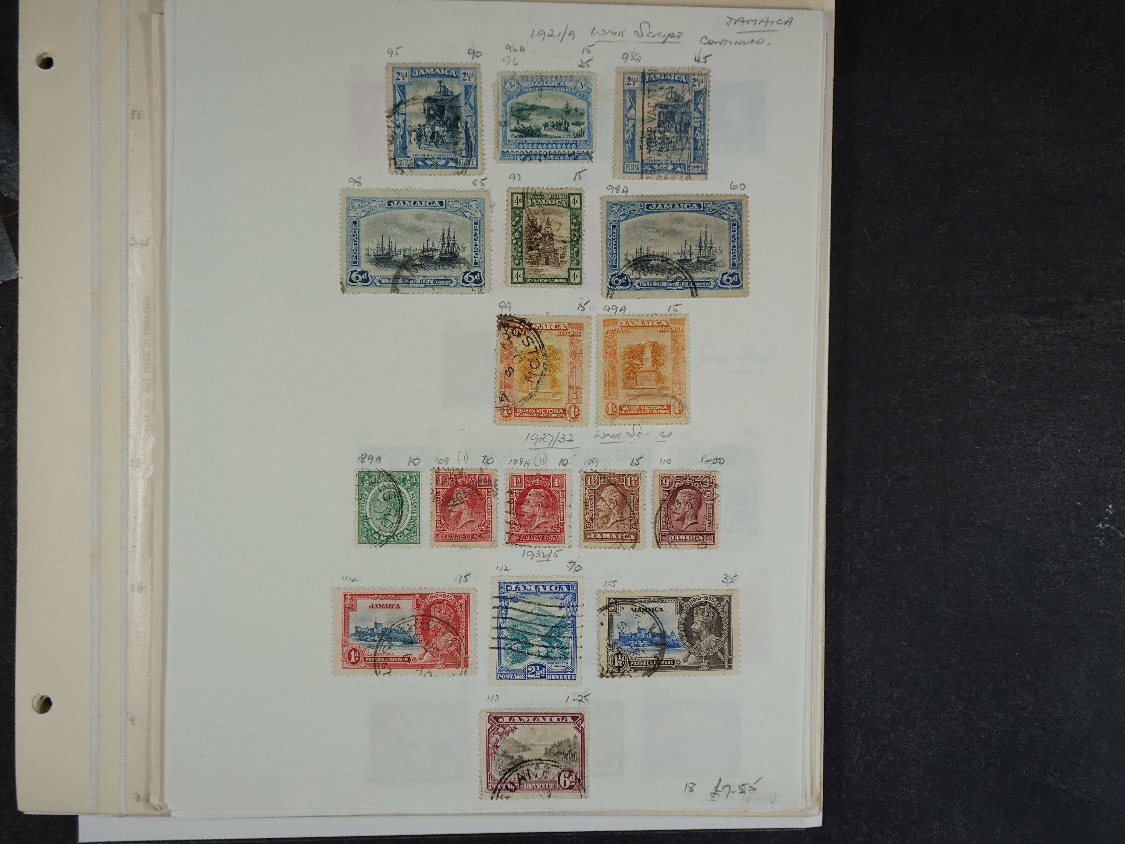 Verzameling vanaf klassiek met doubletten op bladen.
Bevat beter genoteerd. 12