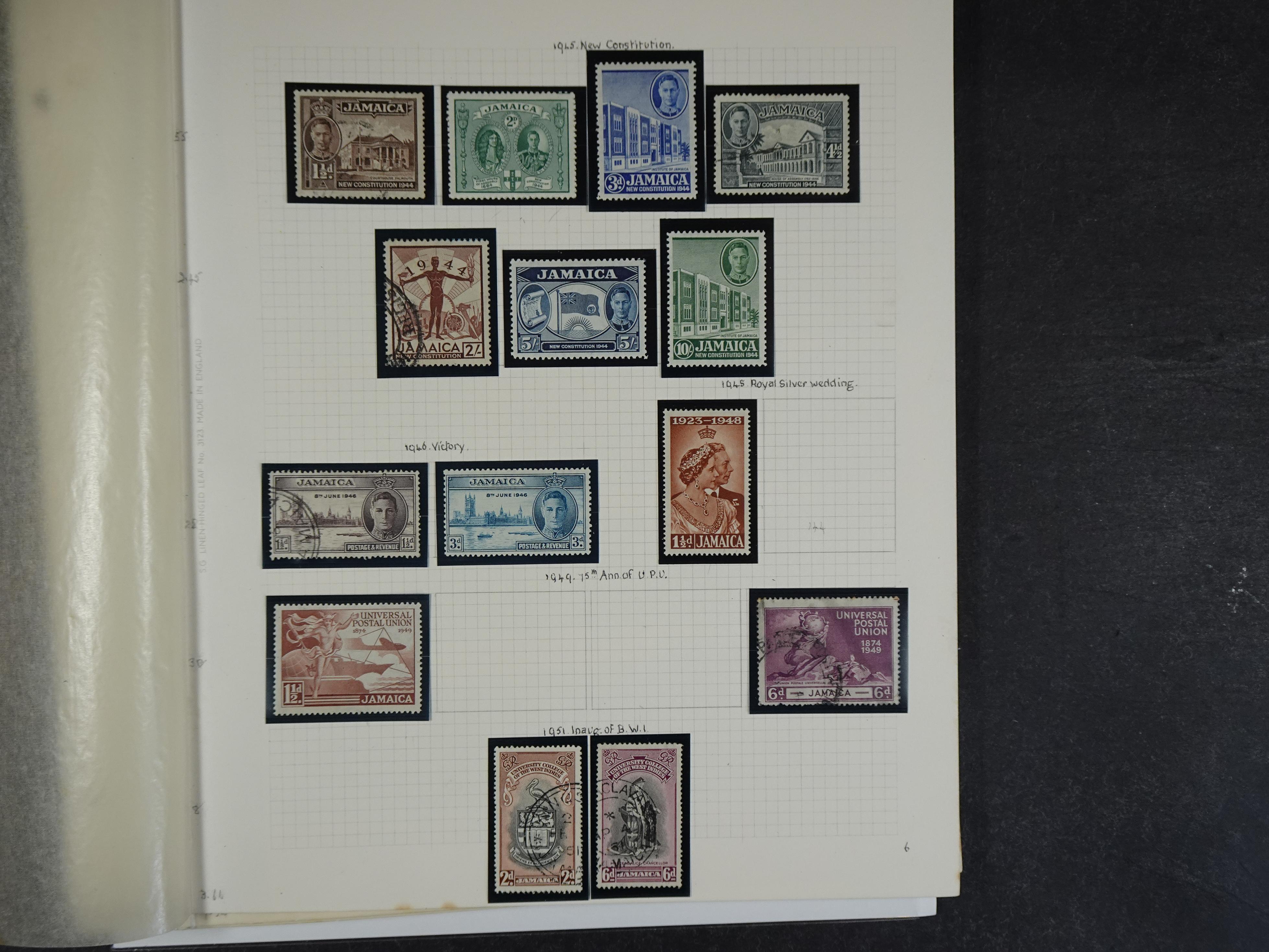 Verzameling vanaf klassiek met doubletten op bladen.
Bevat beter genoteerd. 25