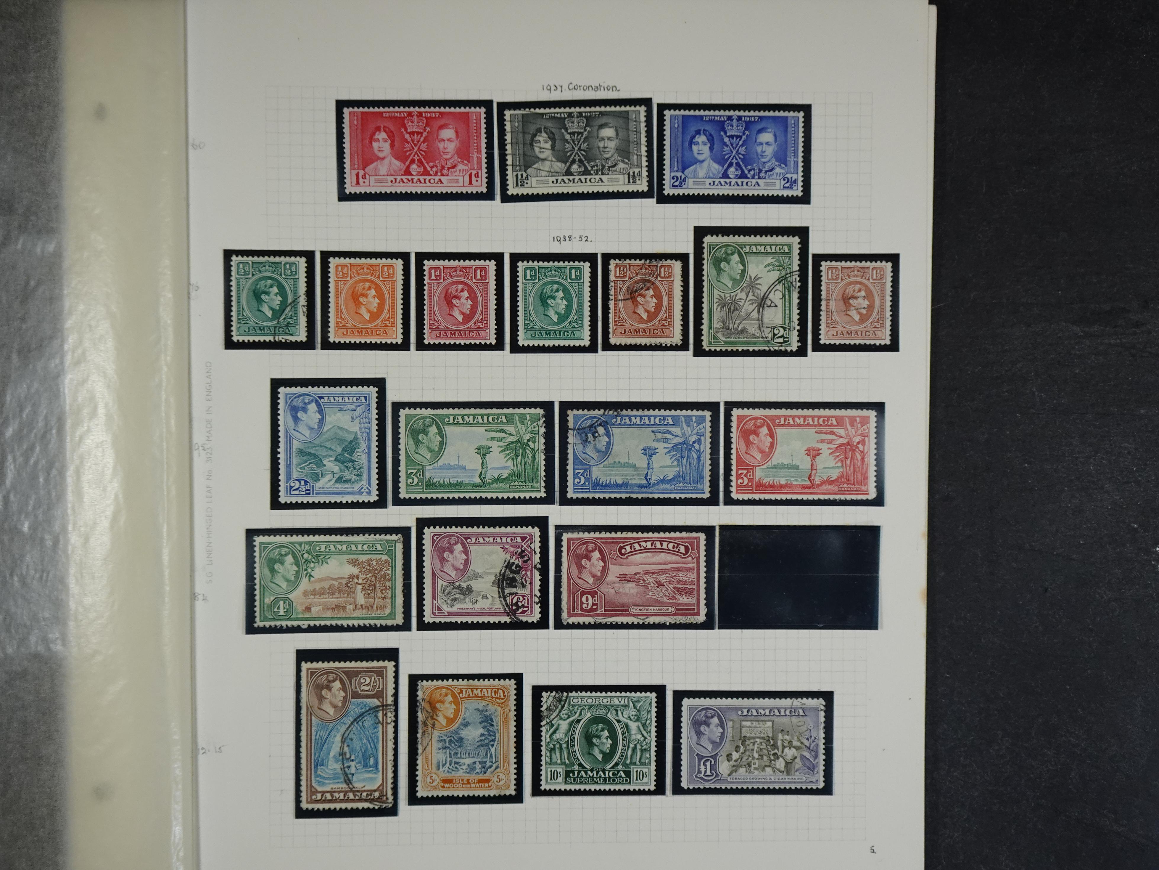 Verzameling vanaf klassiek met doubletten op bladen.
Bevat beter genoteerd. 35