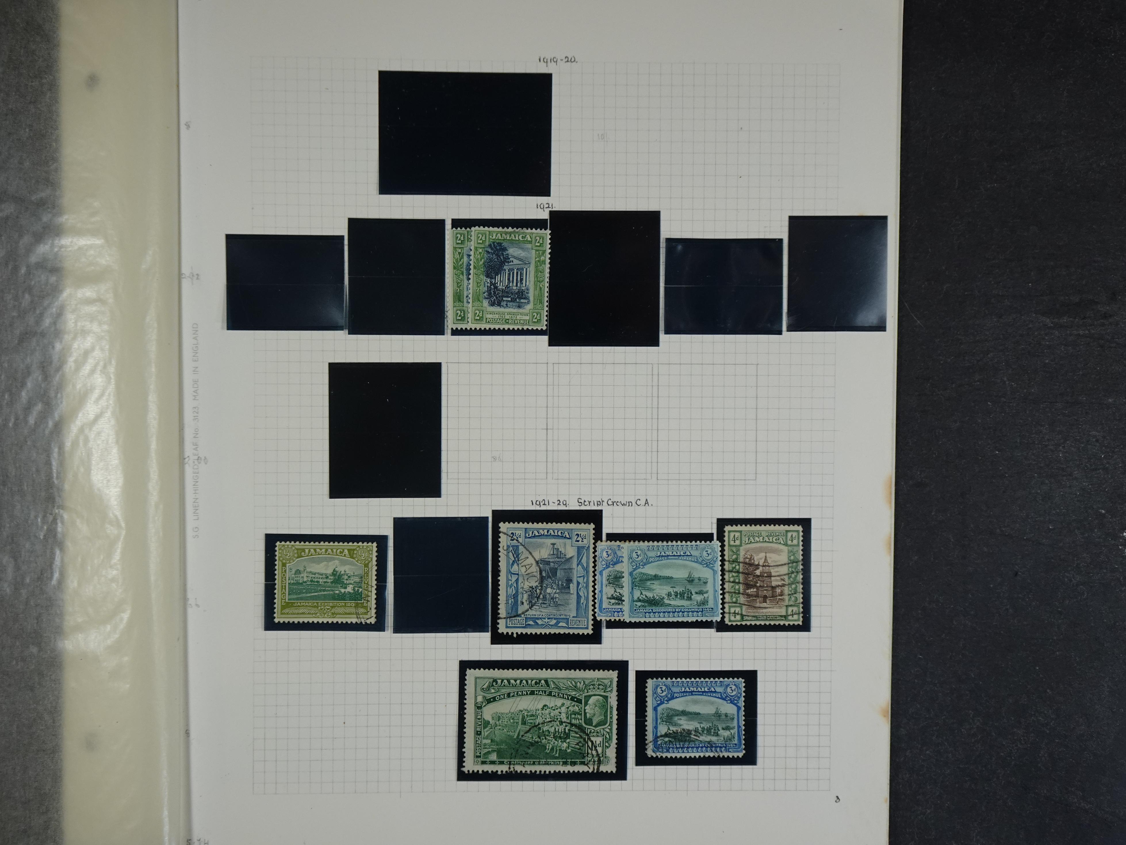 Verzameling vanaf klassiek met doubletten op bladen.
Bevat beter genoteerd. 37