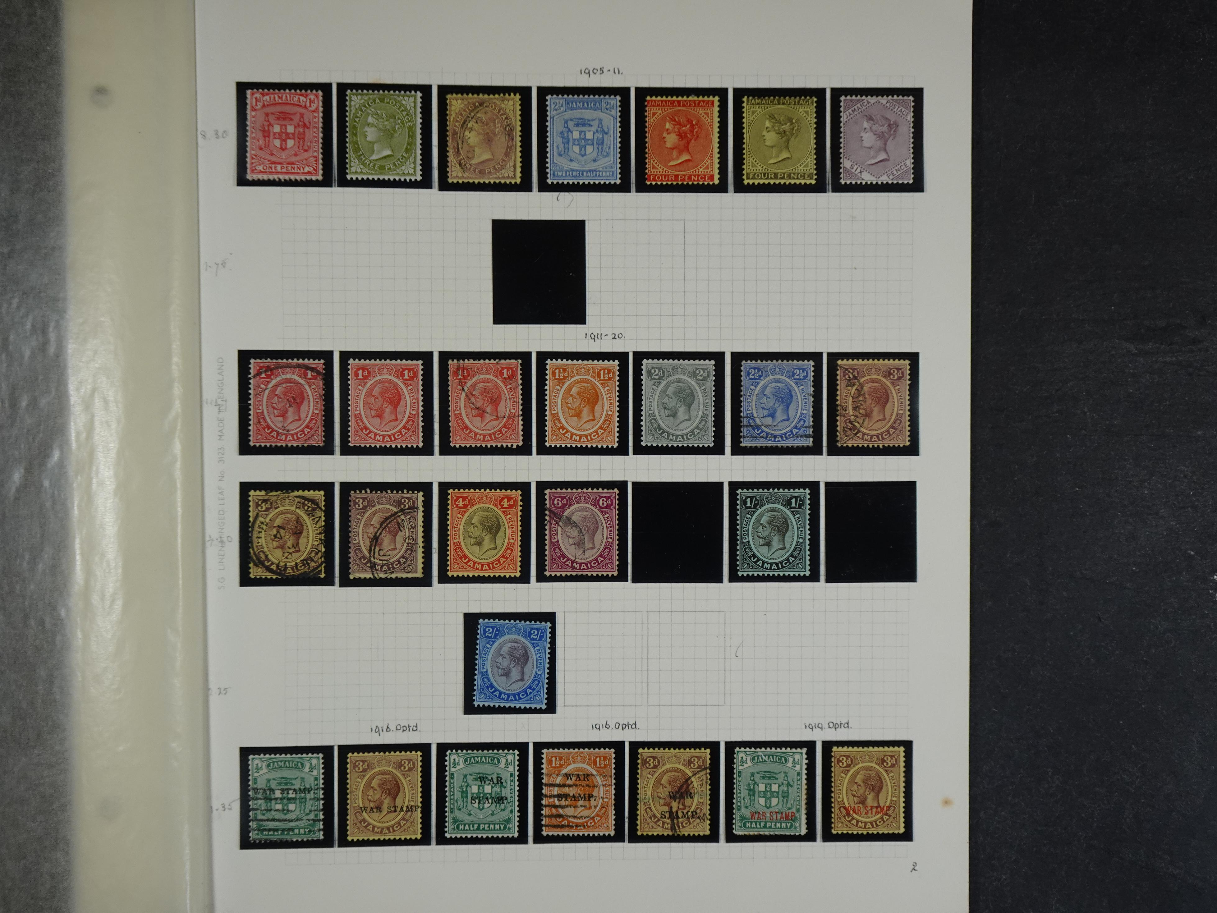 Verzameling vanaf klassiek met doubletten op bladen.
Bevat beter genoteerd. 38