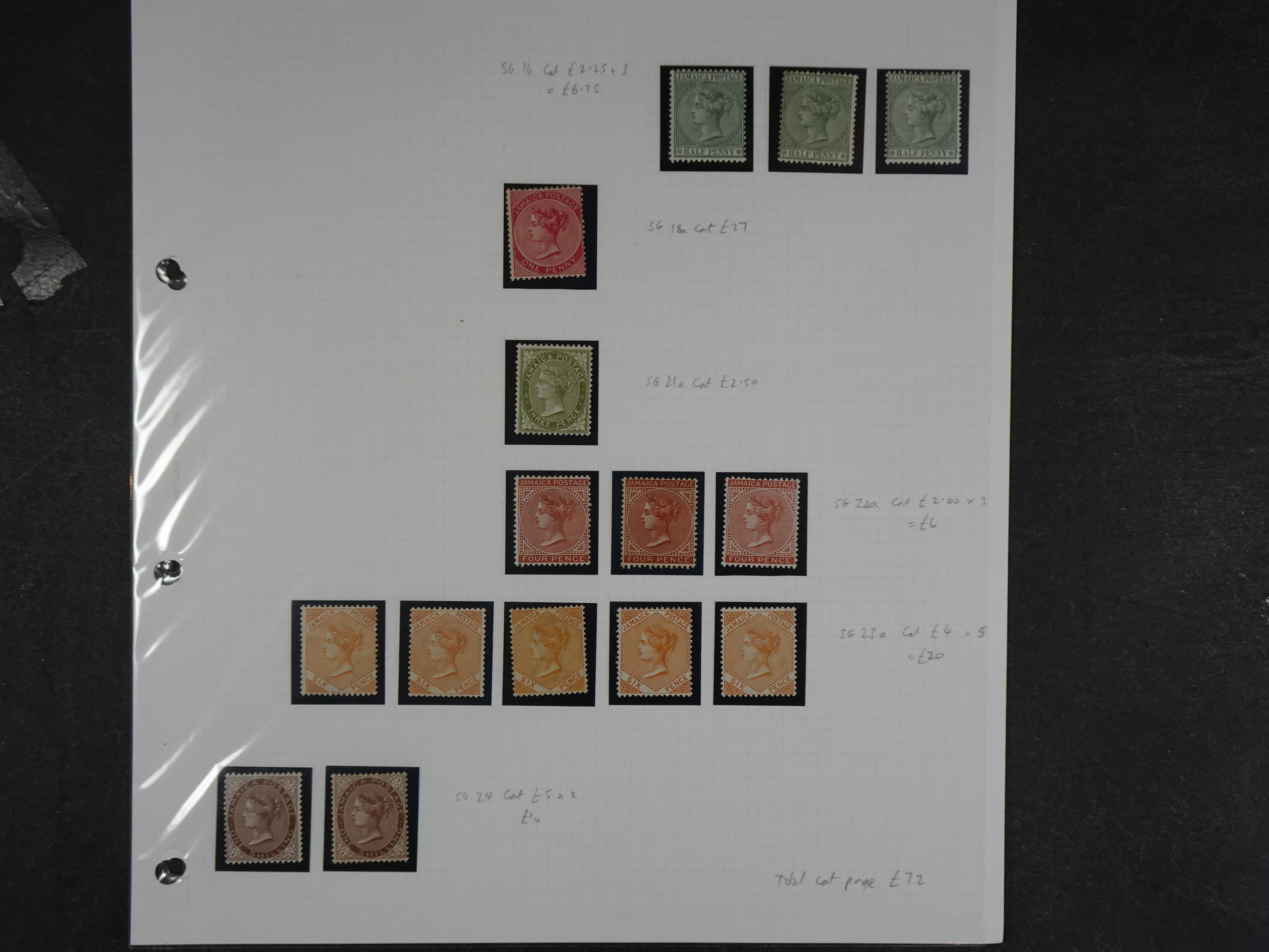 Verzameling vanaf klassiek met doubletten op bladen.
Bevat beter genoteerd. 40