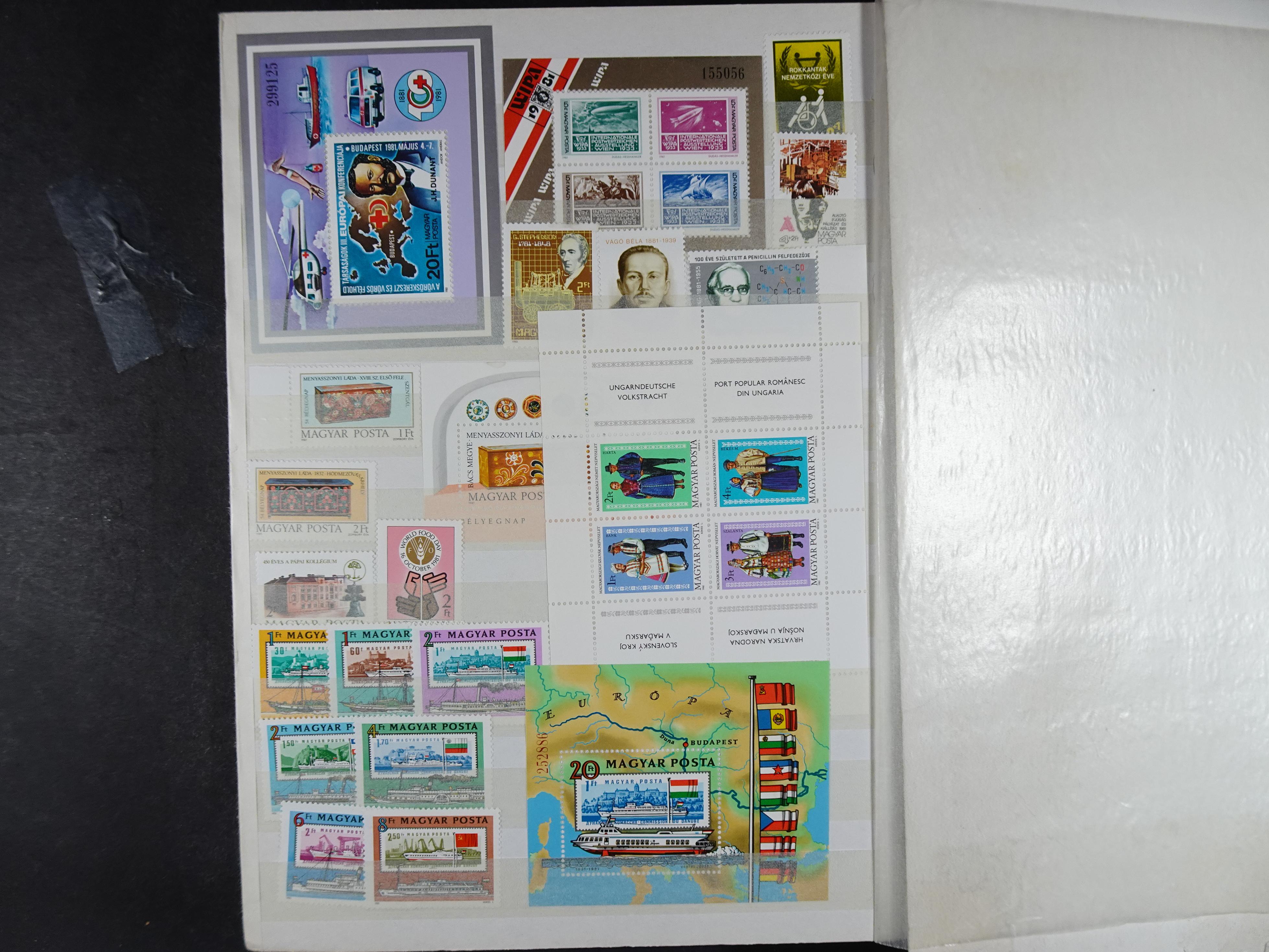 Verzameling tussen 1913 en 1989 incl. blokken. 62