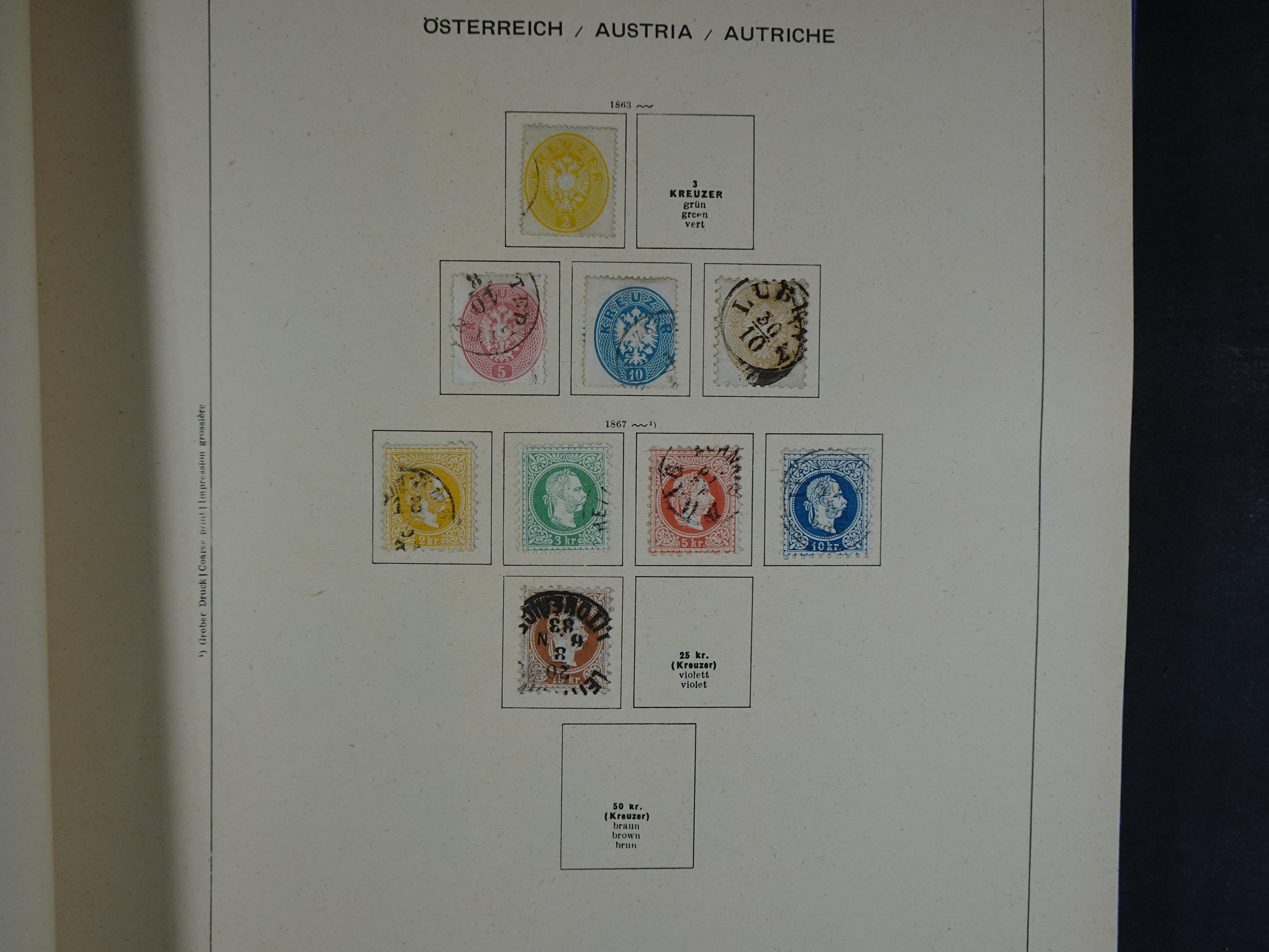 Nette verzameling in Schaubek album.
Bevat ook wat back of the book. 3