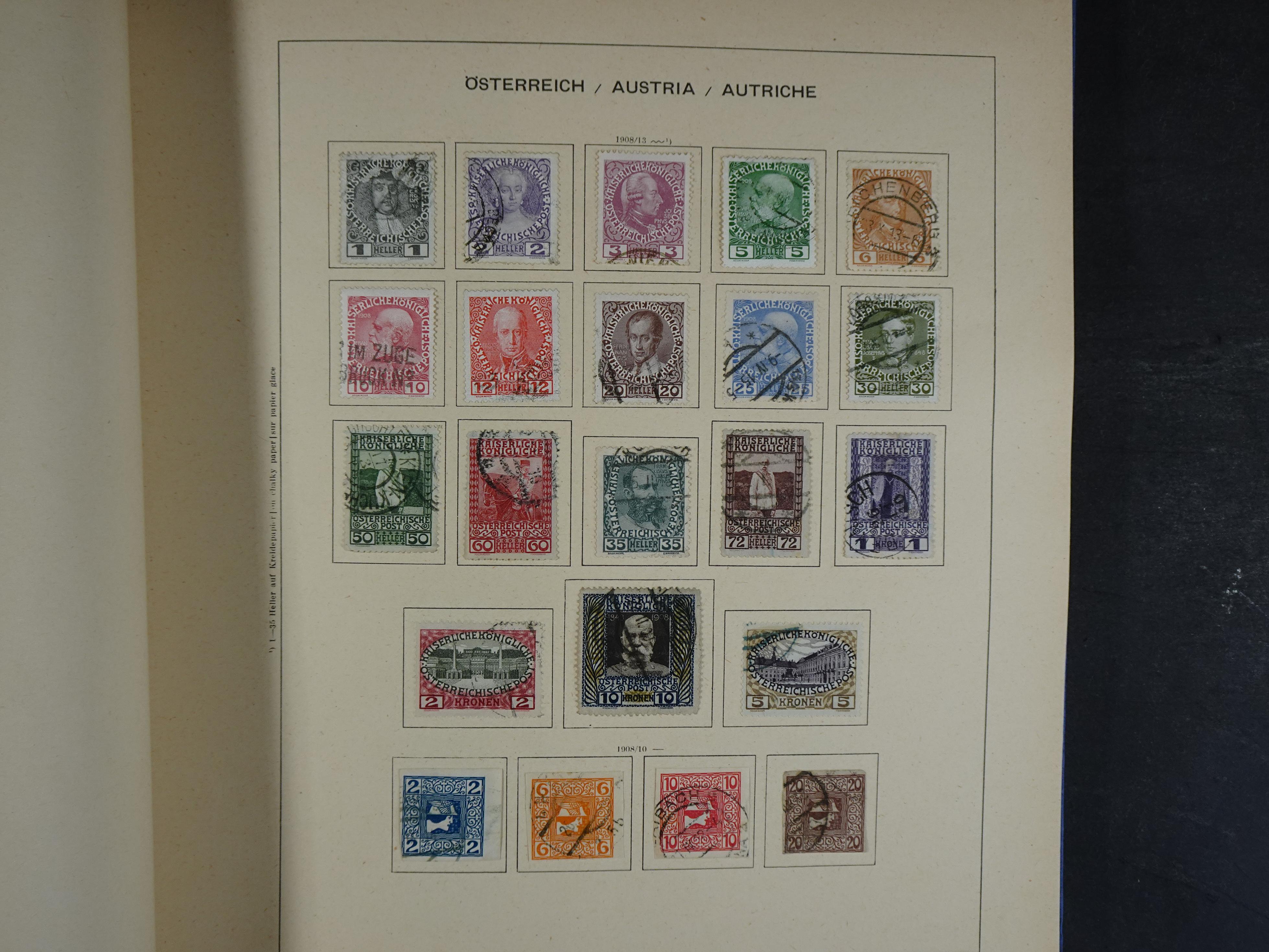 Nette verzameling in Schaubek album.
Bevat ook wat back of the book. 8