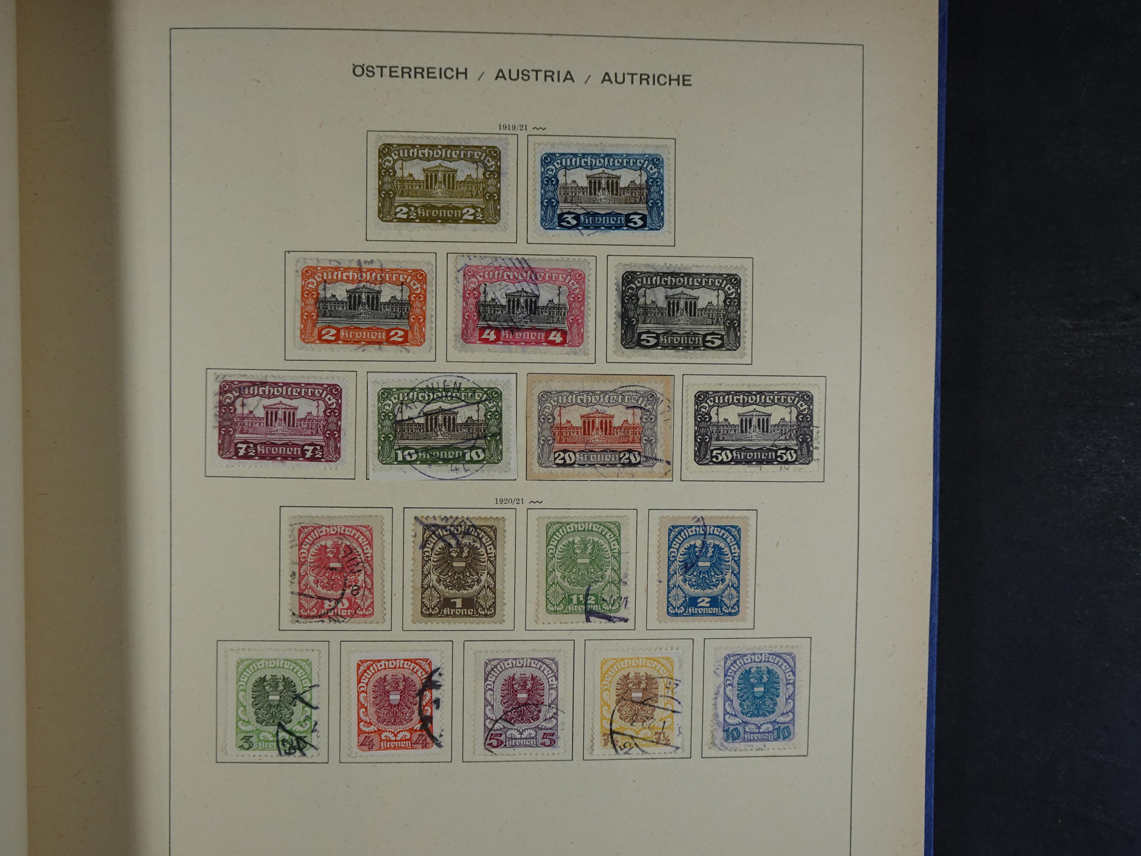 Nette verzameling in Schaubek album.
Bevat ook wat back of the book. 17