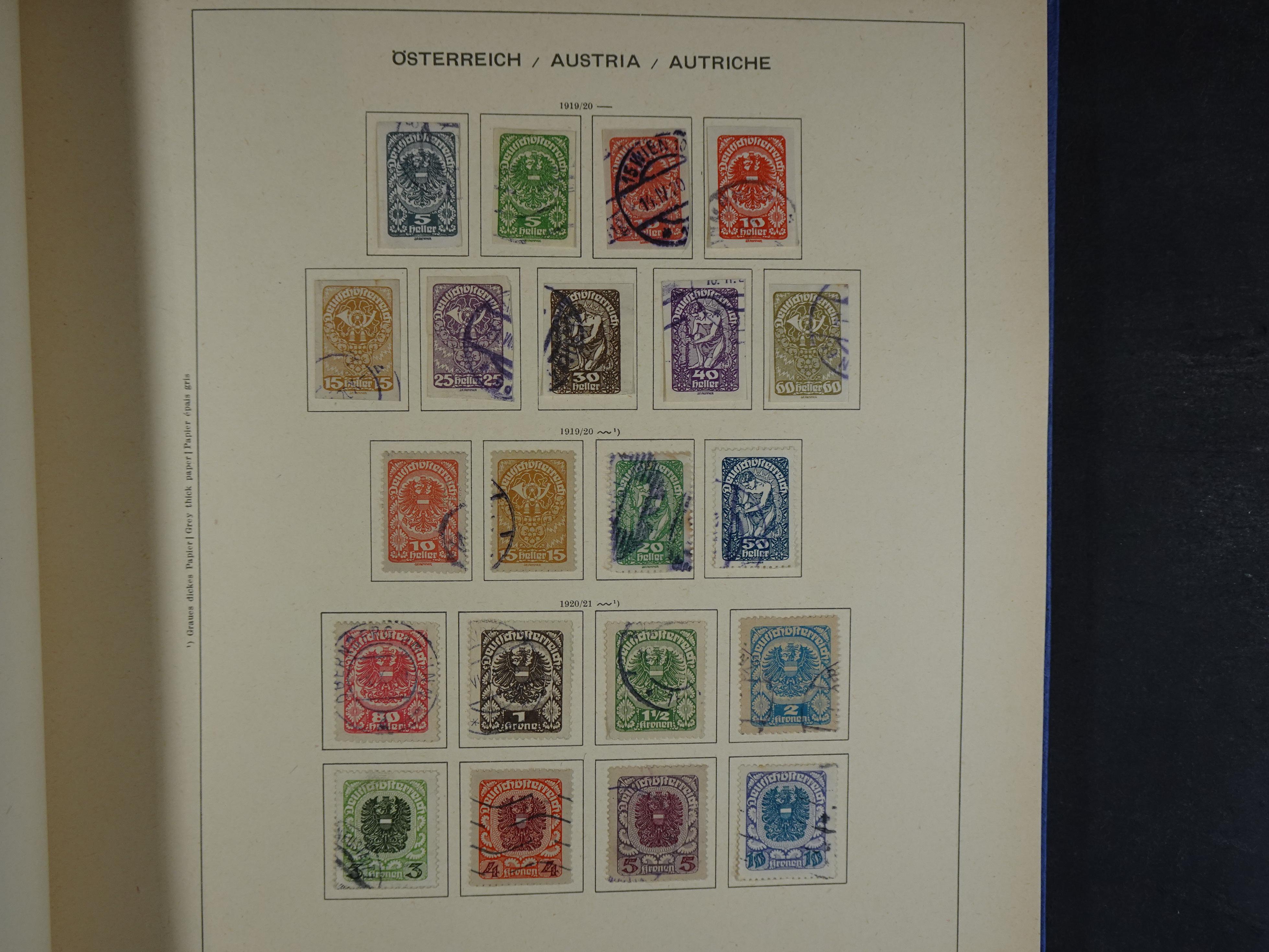 Nette verzameling in Schaubek album.
Bevat ook wat back of the book. 18