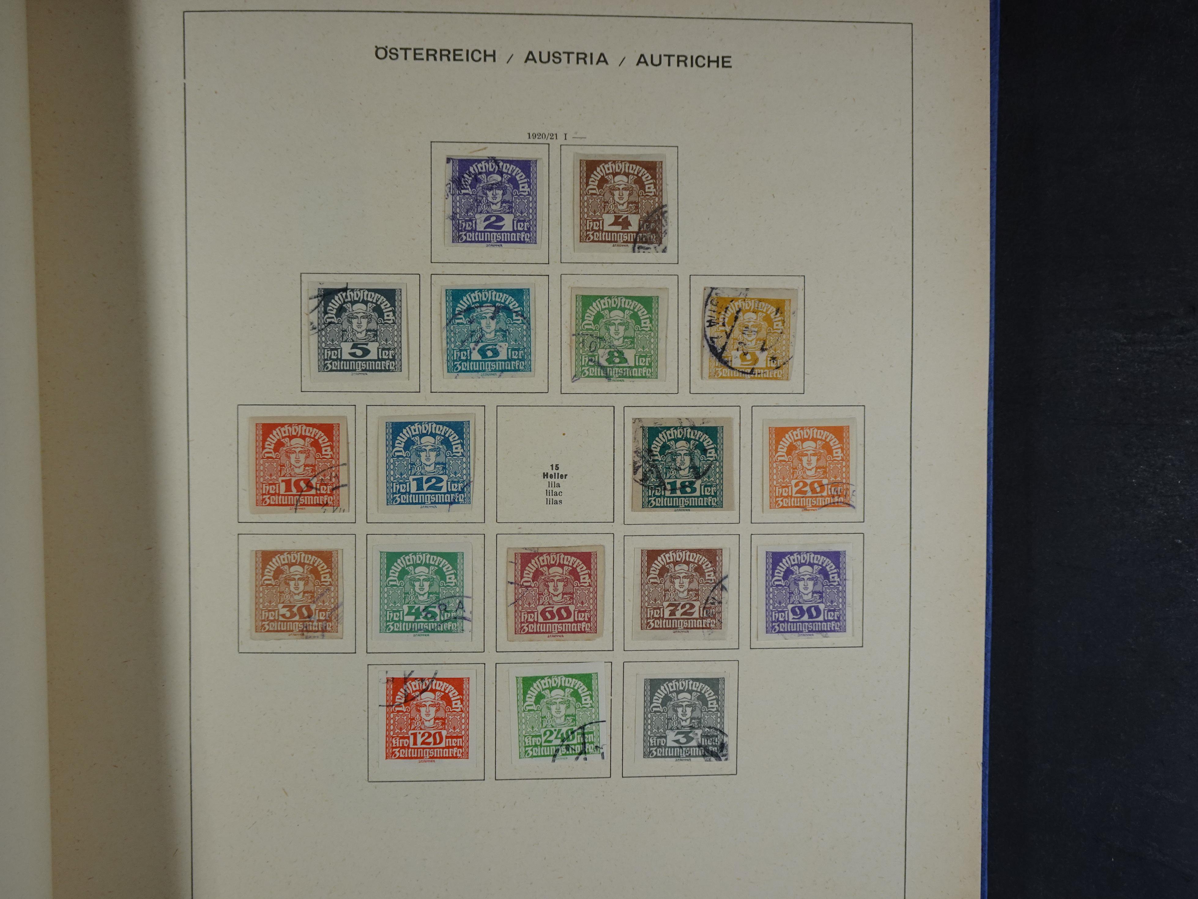 Nette verzameling in Schaubek album.
Bevat ook wat back of the book. 19