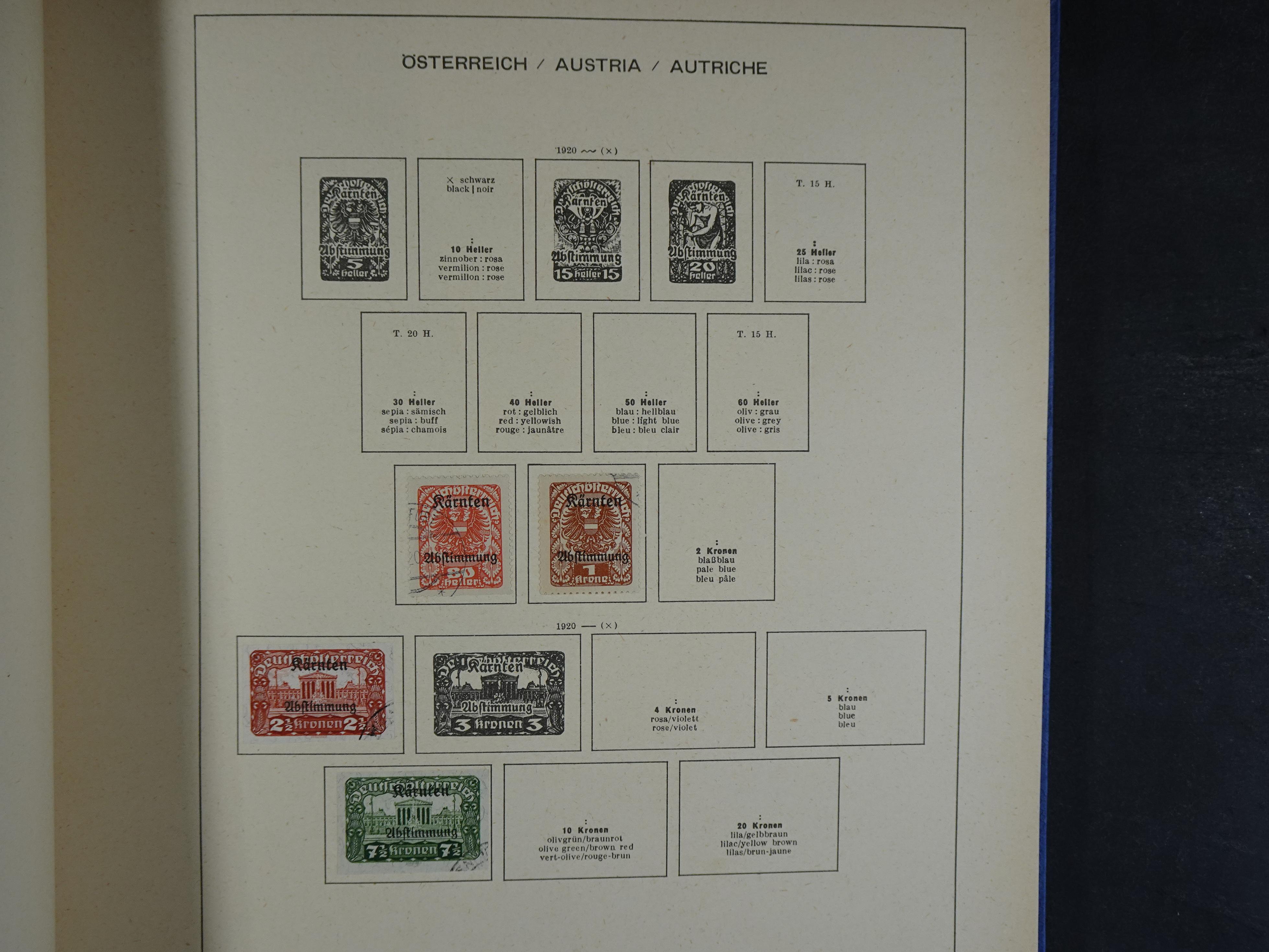 Nette verzameling in Schaubek album.
Bevat ook wat back of the book. 20