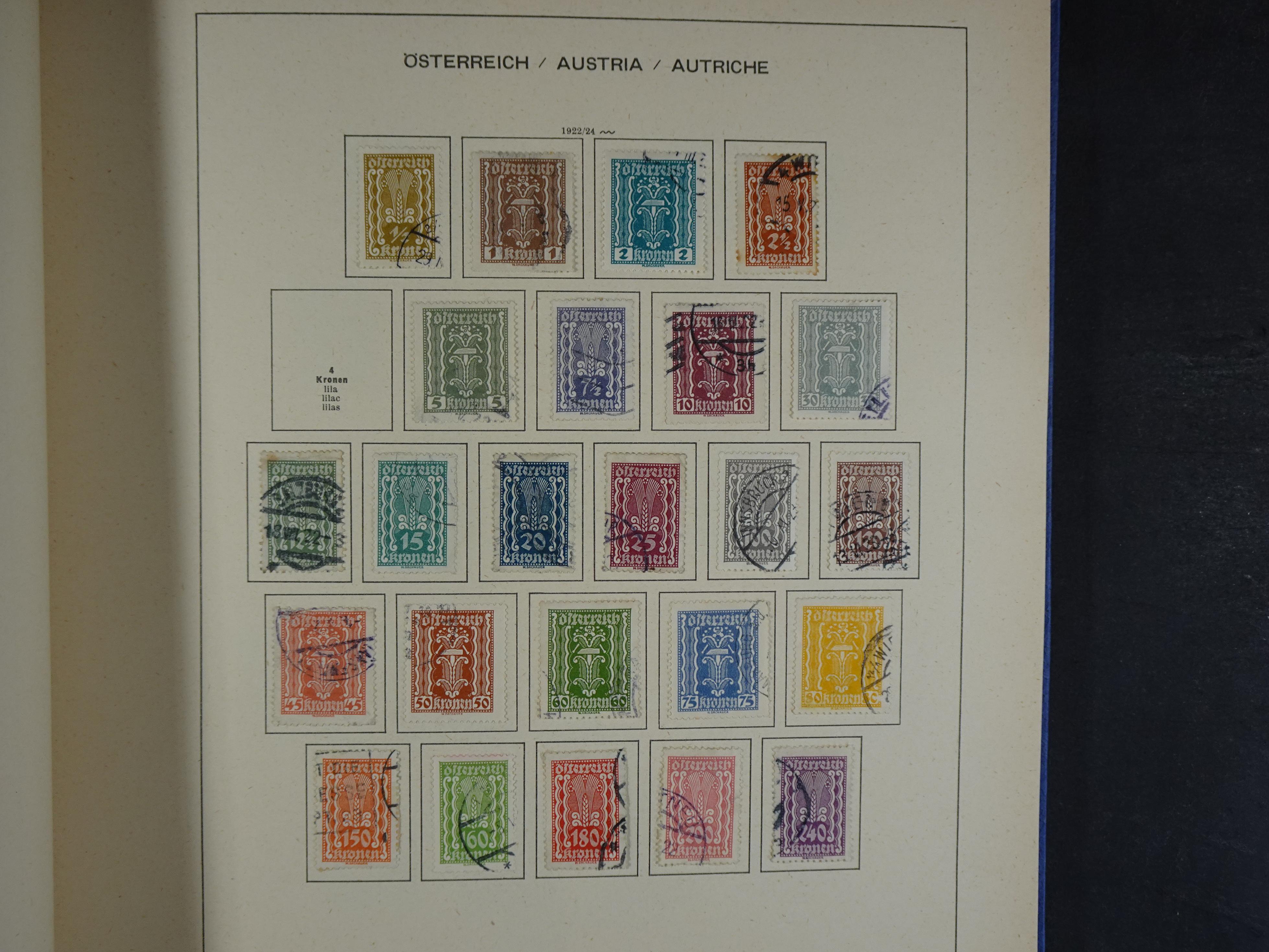 Nette verzameling in Schaubek album.
Bevat ook wat back of the book. 22