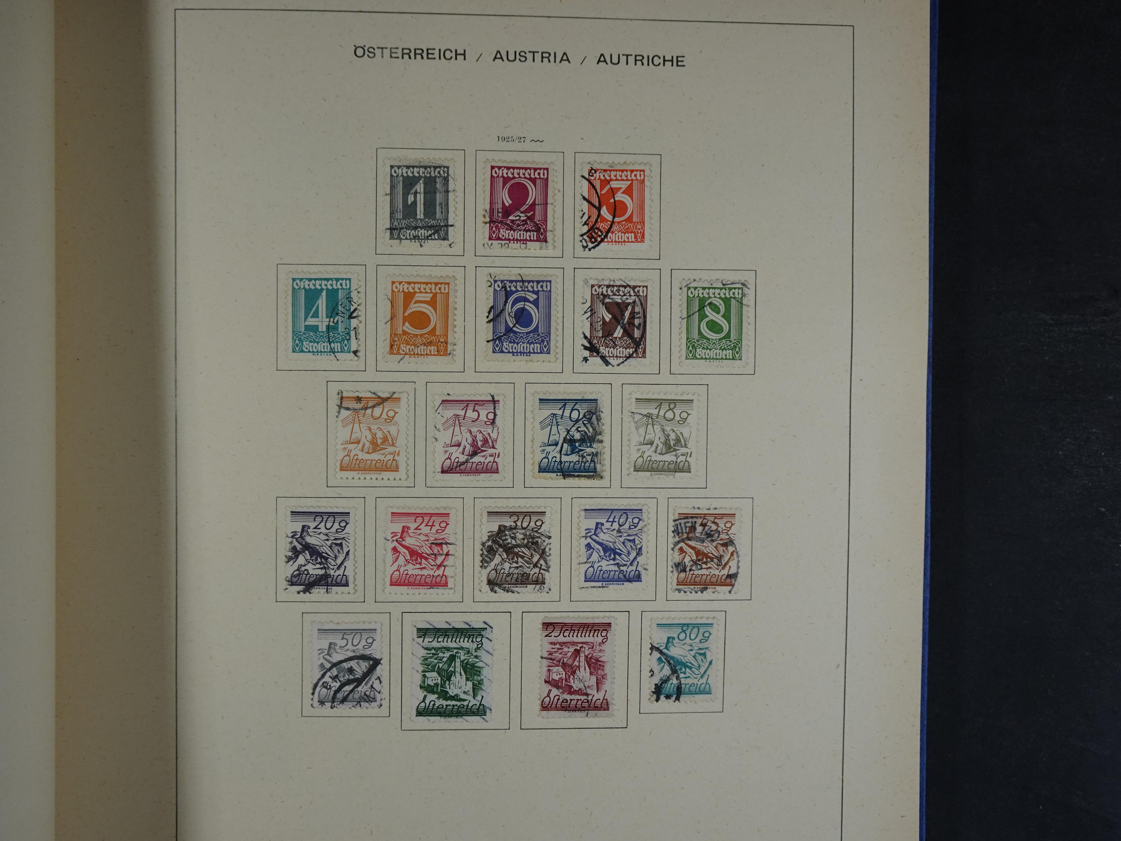 Nette verzameling in Schaubek album.
Bevat ook wat back of the book. 26