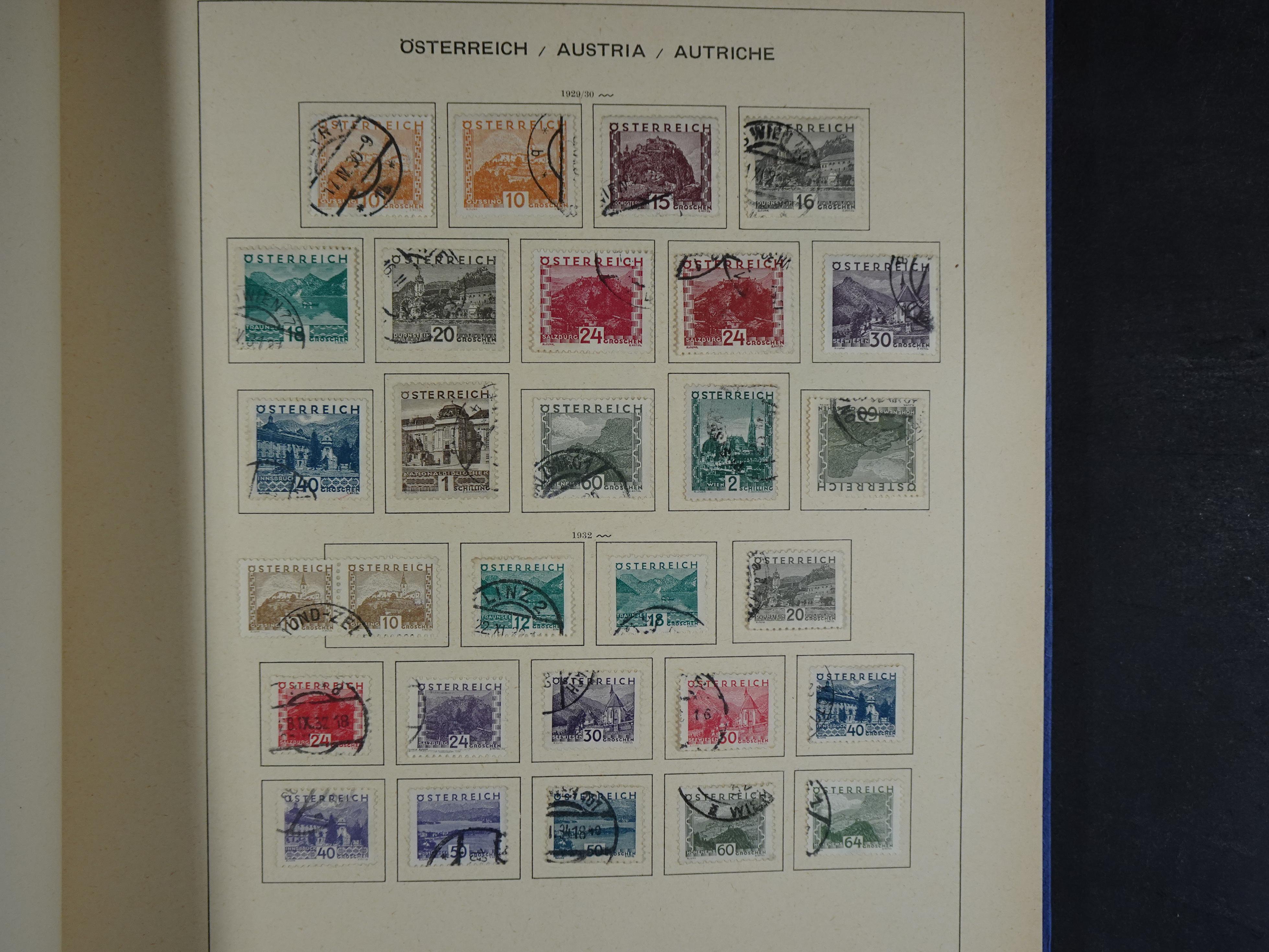 Nette verzameling in Schaubek album.
Bevat ook wat back of the book. 29