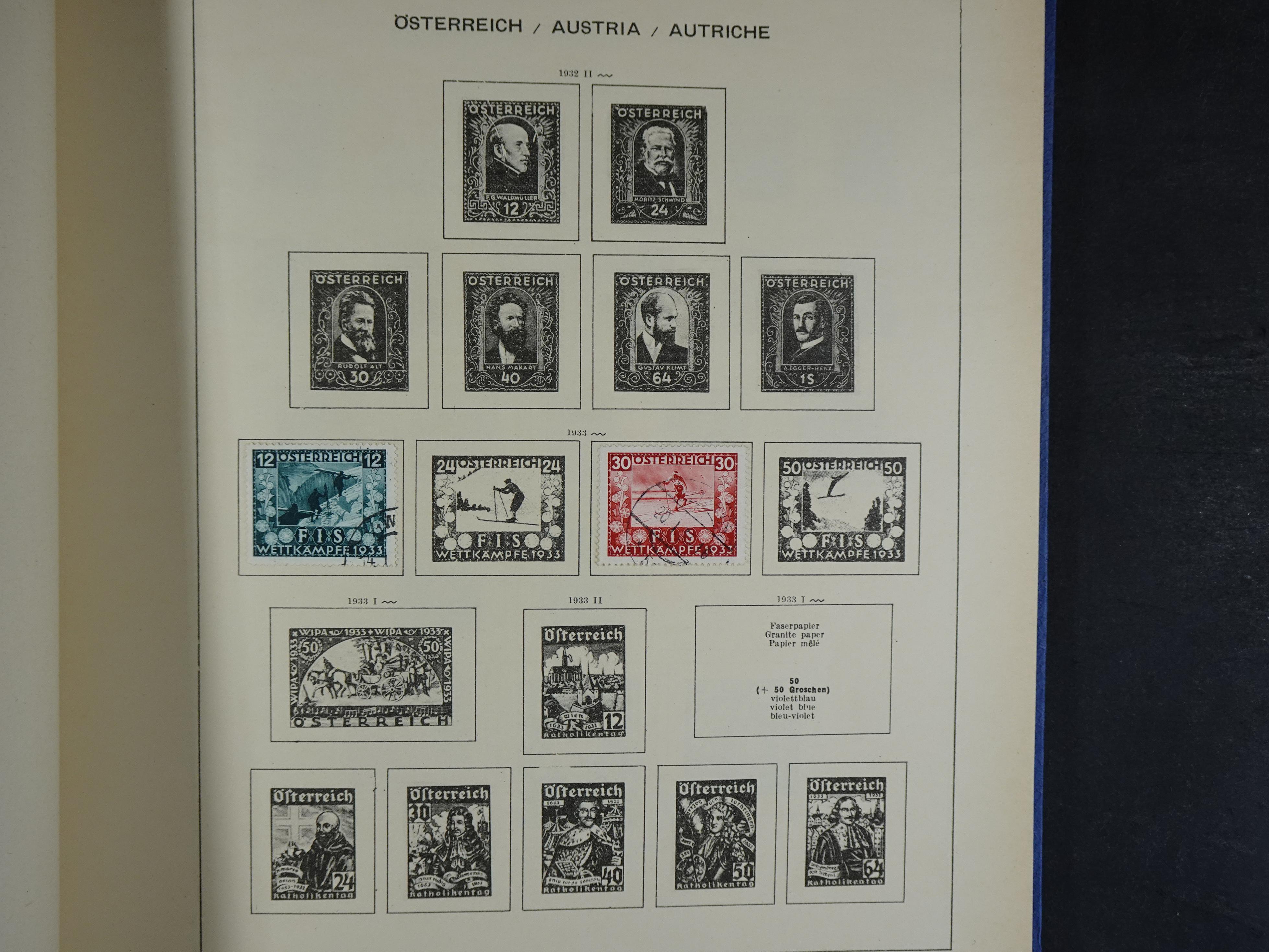 Nette verzameling in Schaubek album.
Bevat ook wat back of the book. 30