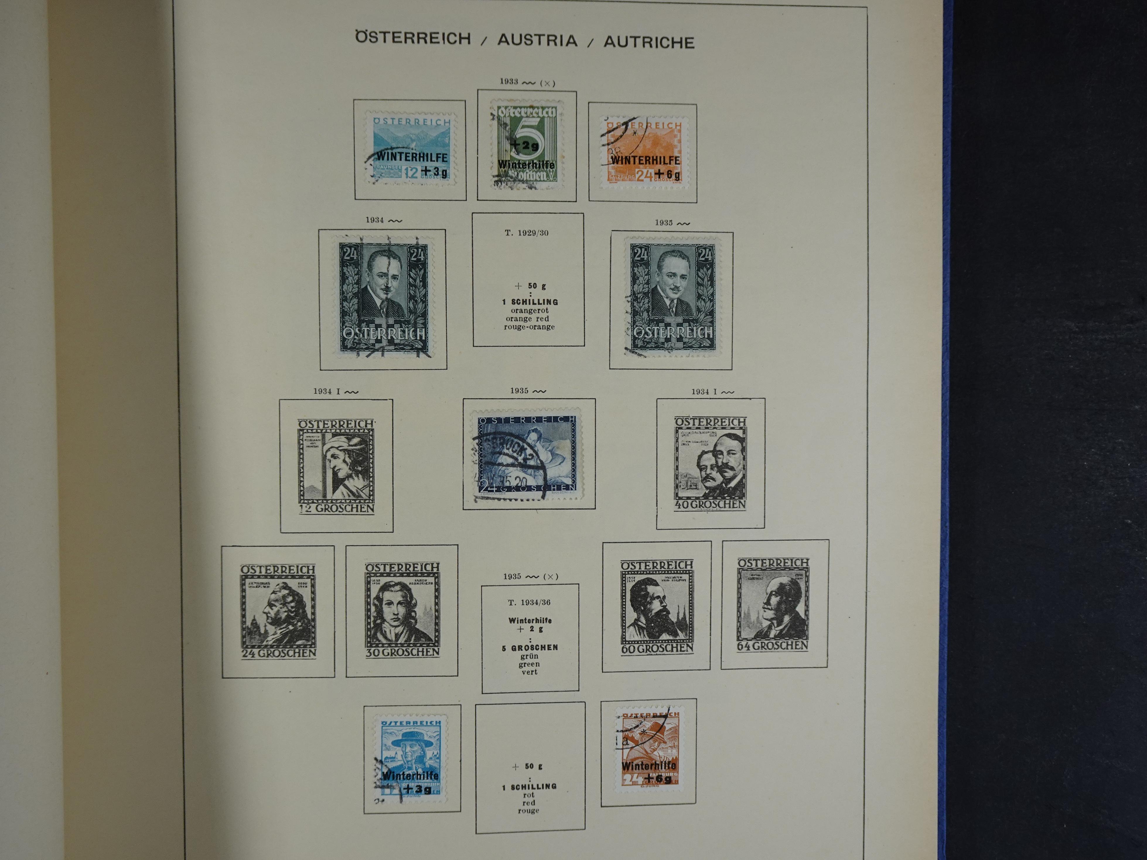 Nette verzameling in Schaubek album.
Bevat ook wat back of the book. 32