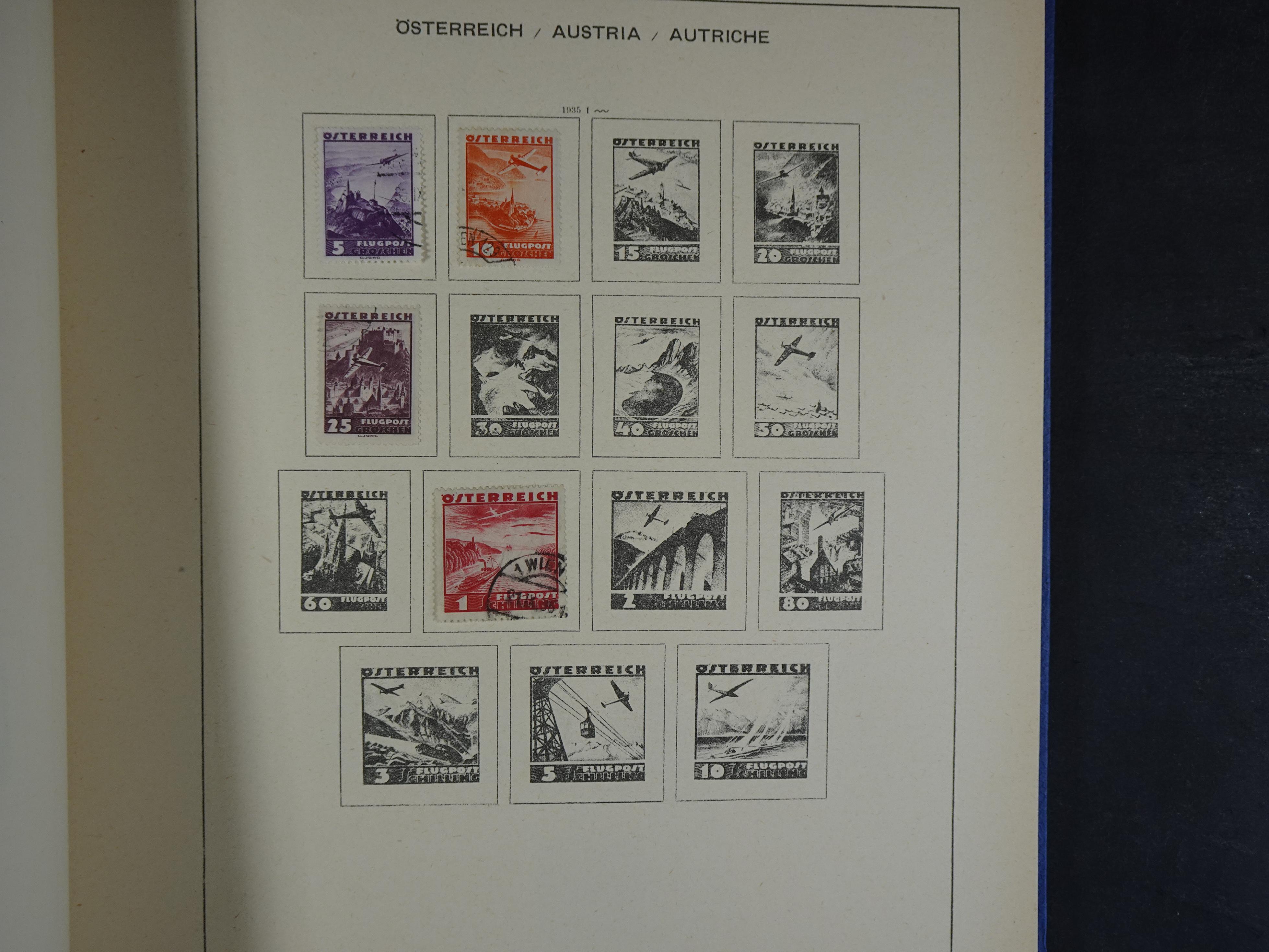 Nette verzameling in Schaubek album.
Bevat ook wat back of the book. 33