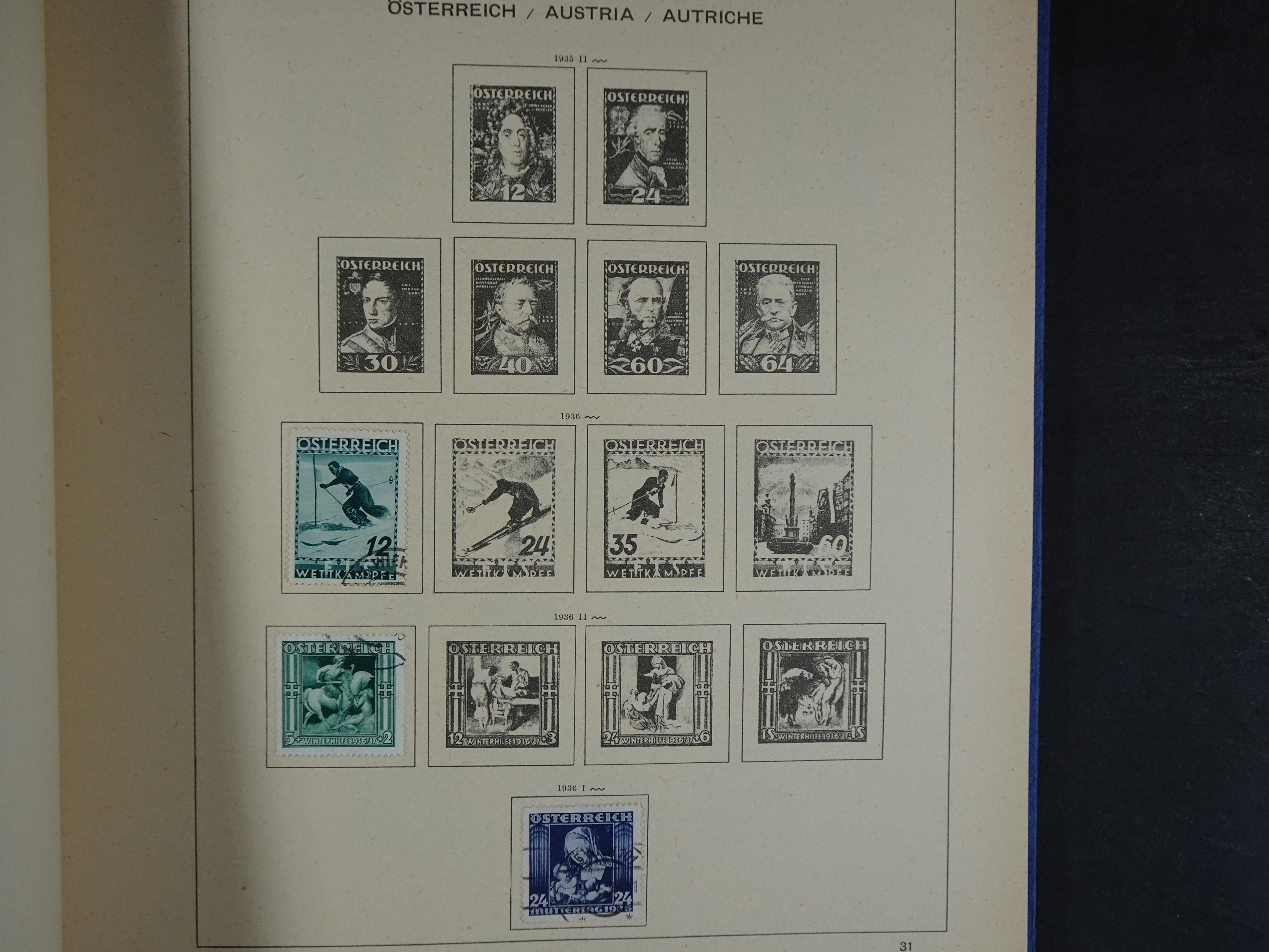 Nette verzameling in Schaubek album.
Bevat ook wat back of the book. 34