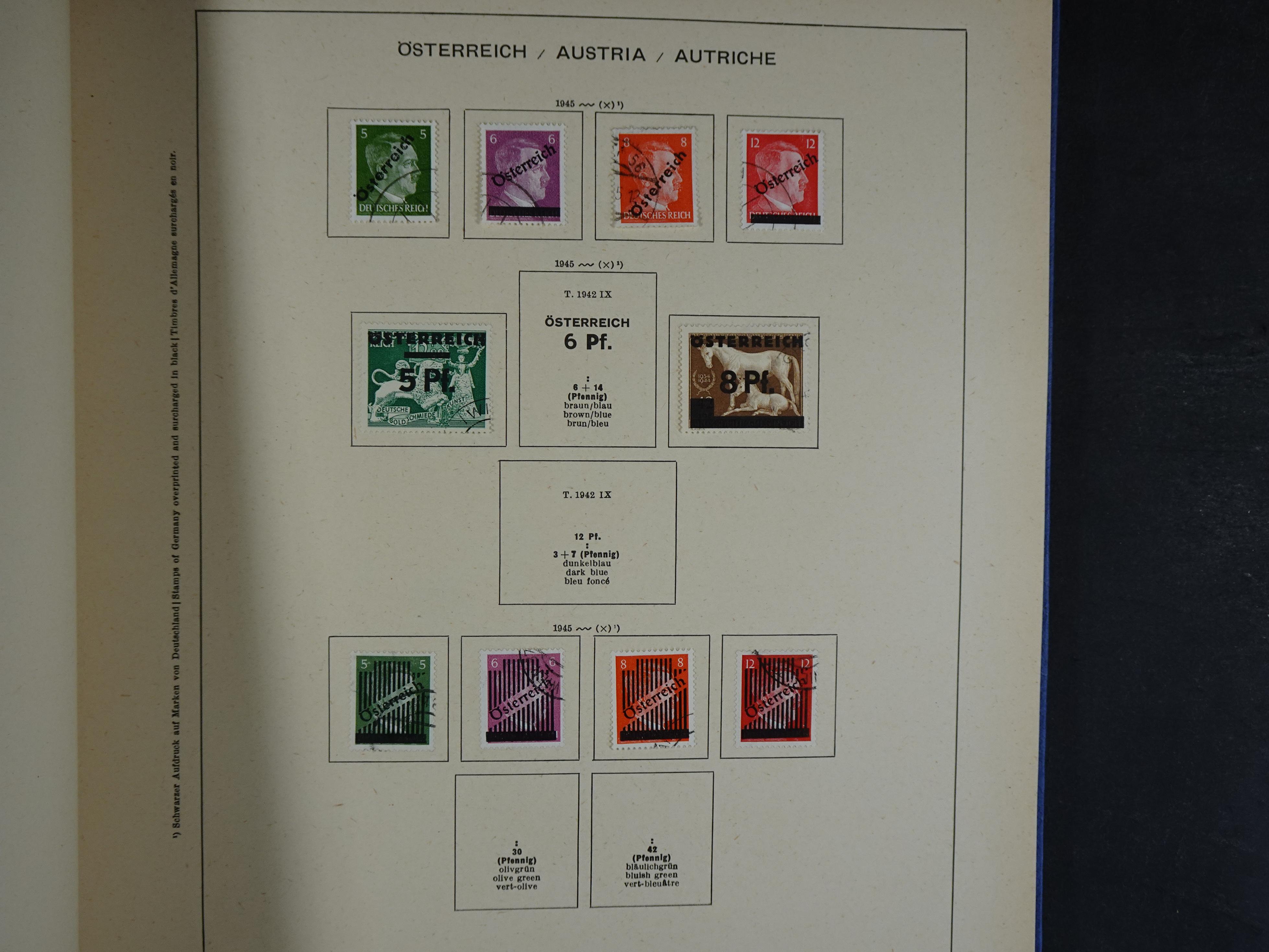 Nette verzameling in Schaubek album.
Bevat ook wat back of the book. 37