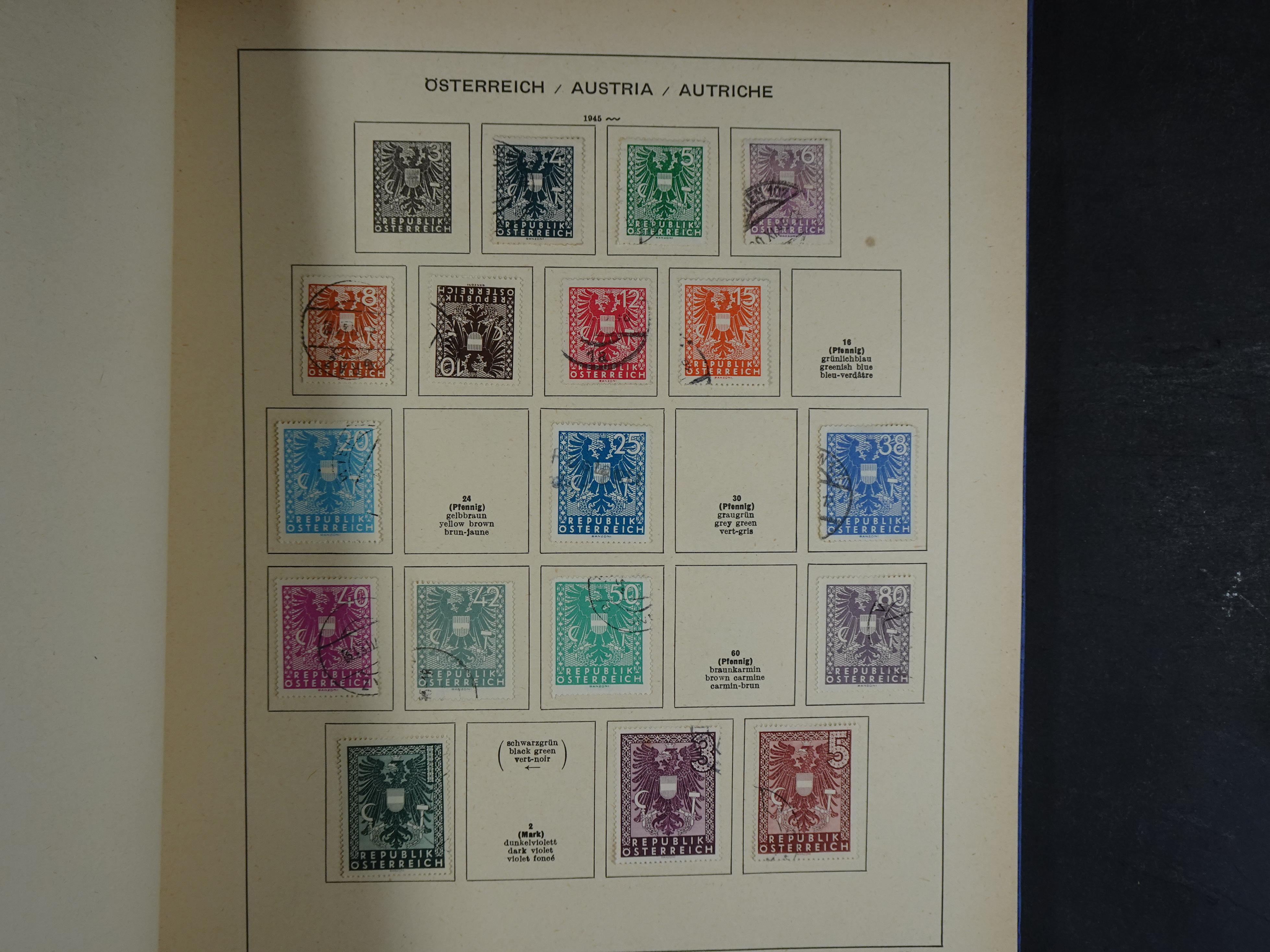 Nette verzameling in Schaubek album.
Bevat ook wat back of the book. 38